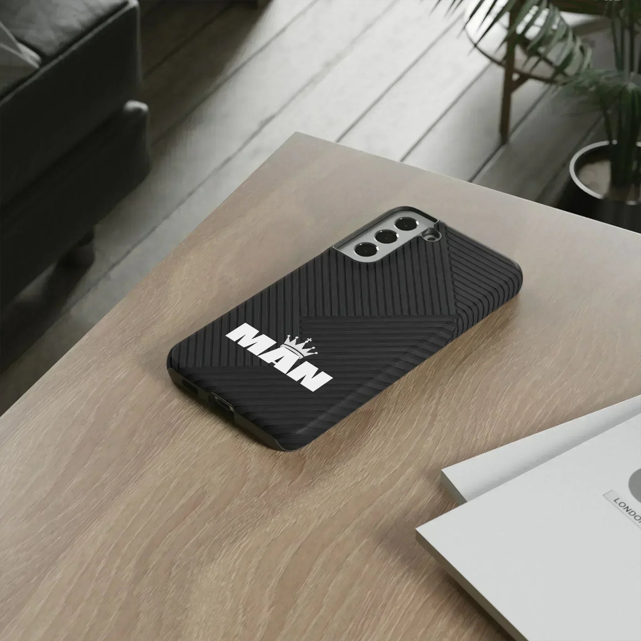 MAN Logo Phone Case for Samsung Galaxy S10-S25 - KARARMDESIGN
