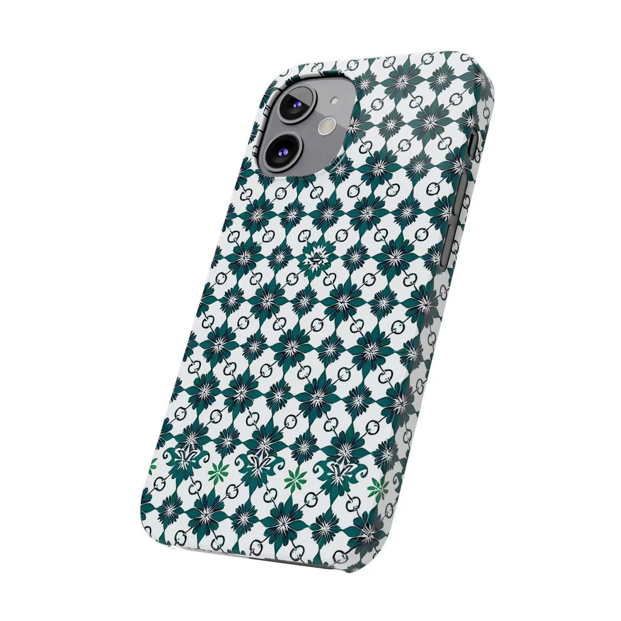 Elegant Geometric Pattern Phone Case for iPhone 11-17 - KARARMDESIGN