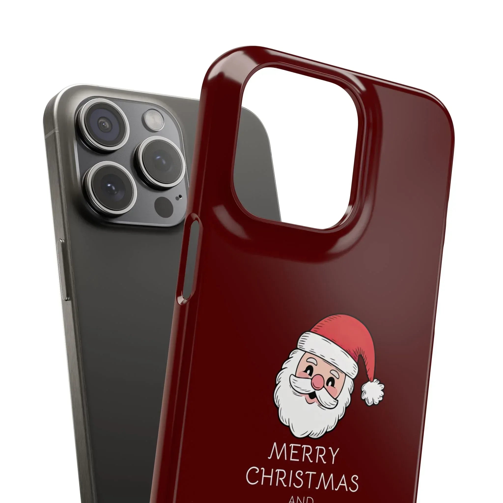 Crimson Claus Phone Case for iPhone 8-17 and Galaxy S20-S25 - KARARMDESIGN