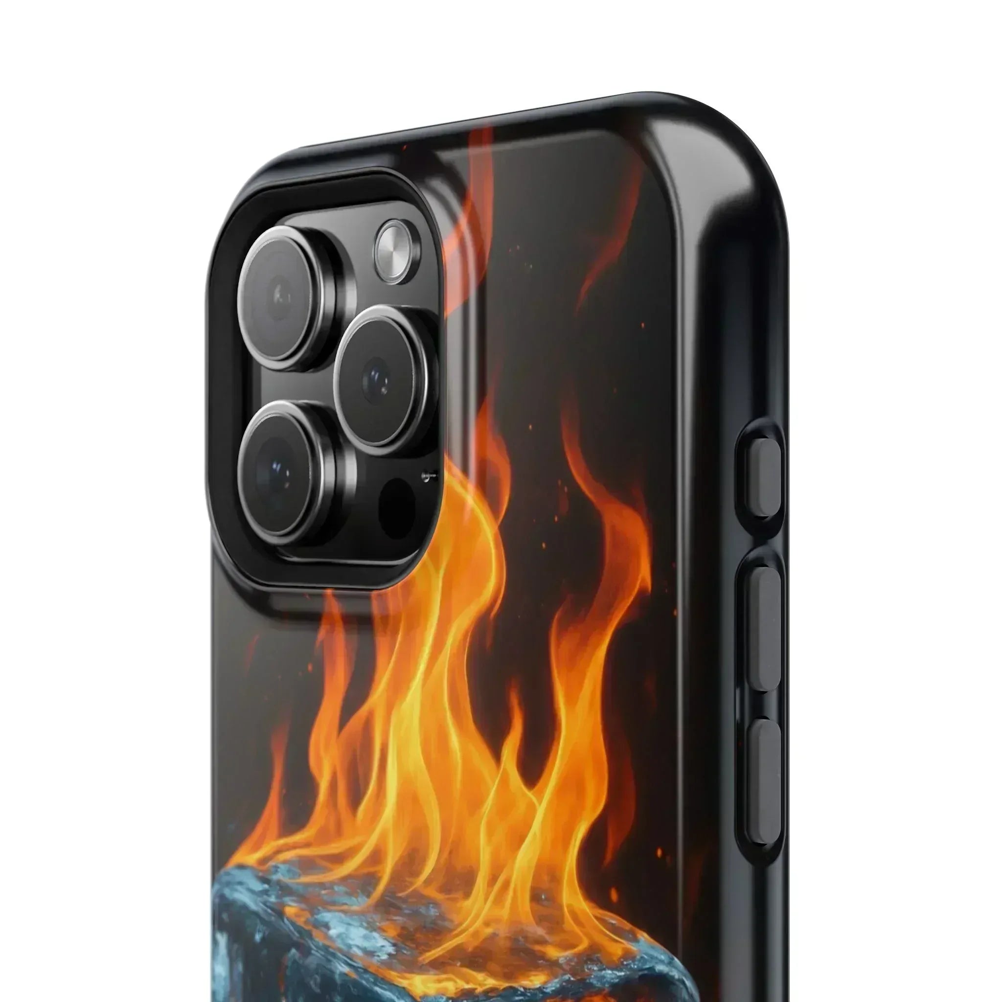 Flame Ice Phone Case for iPhone 12-16 and Galaxy S21-S22 - KARARMDESIGN