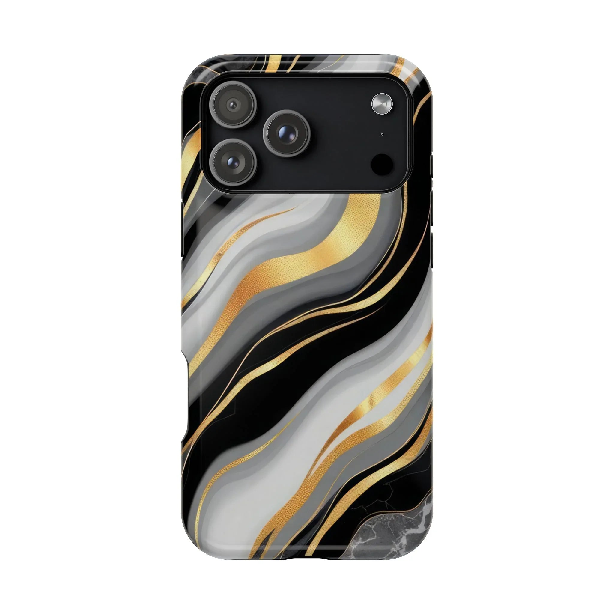 Modern Marble Flow Phone Case for iPhone 11-17 - KARARMDESIGN
