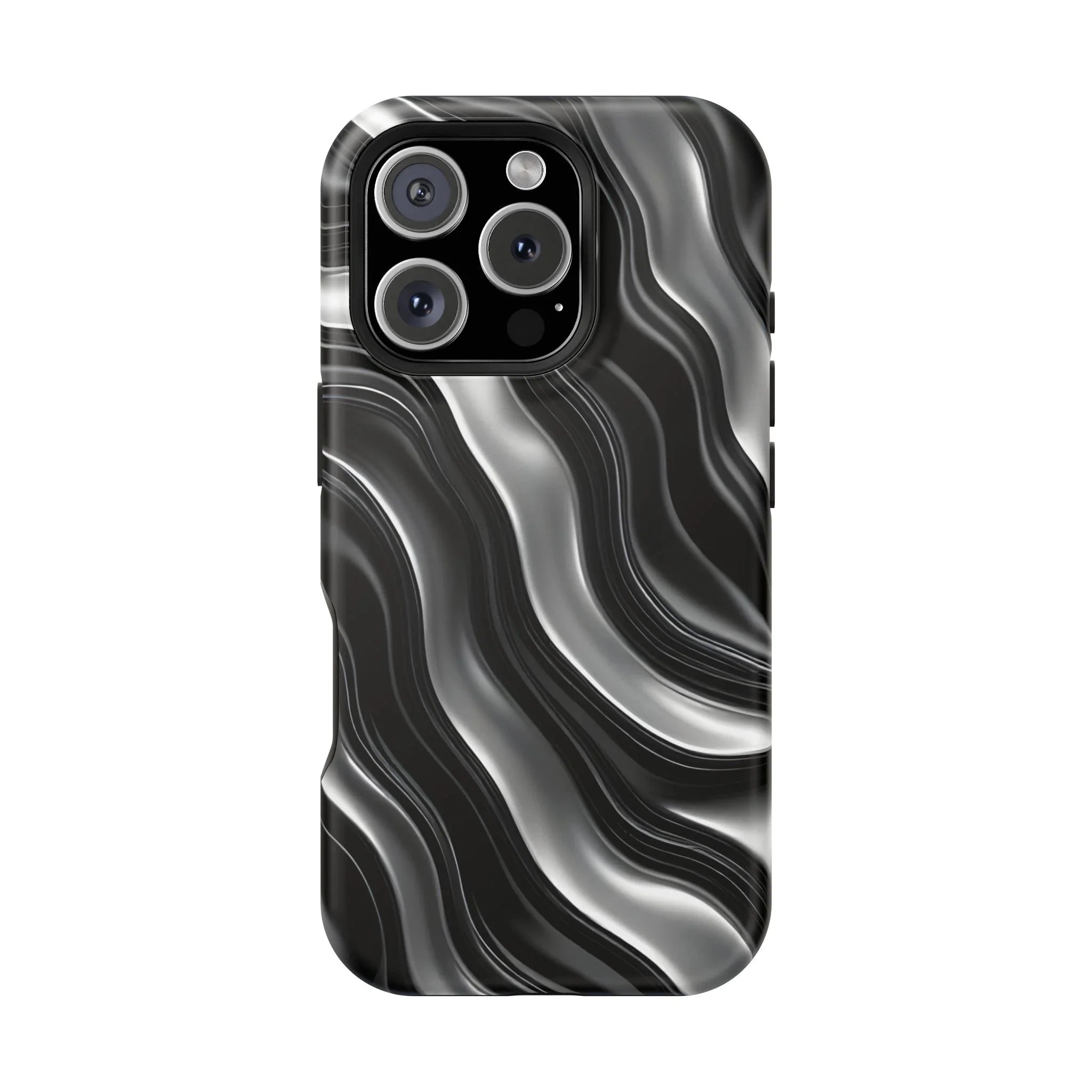 Wavy Illusion Marble Phone Case for iPhone 13-17 - KARARMDESIGN