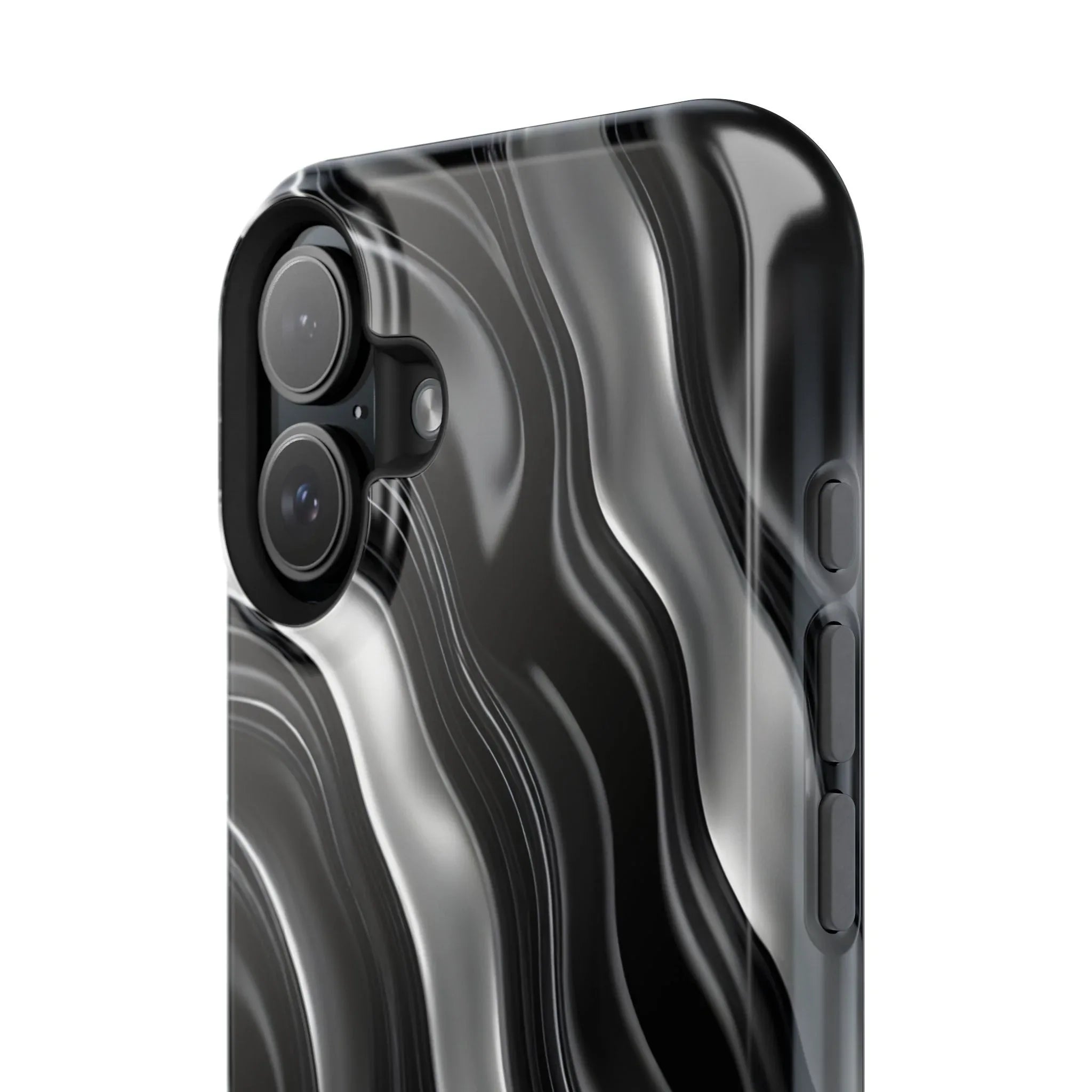Wavy Illusion Marble Phone Case for iPhone 13-17 - KARARMDESIGN