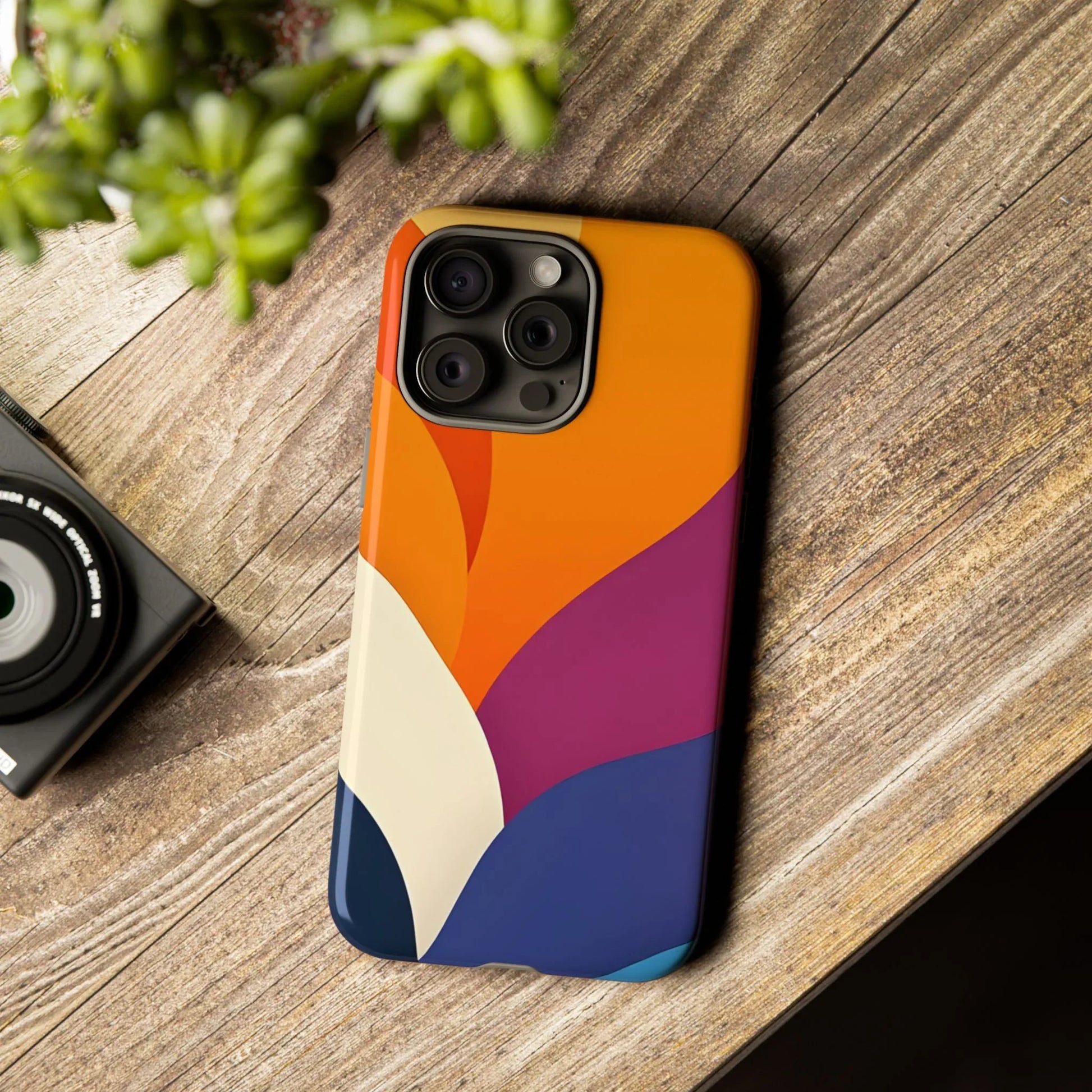 Vibrant Abstract Design Phone Case for iPhone and Galaxy - KARARMDESIGN