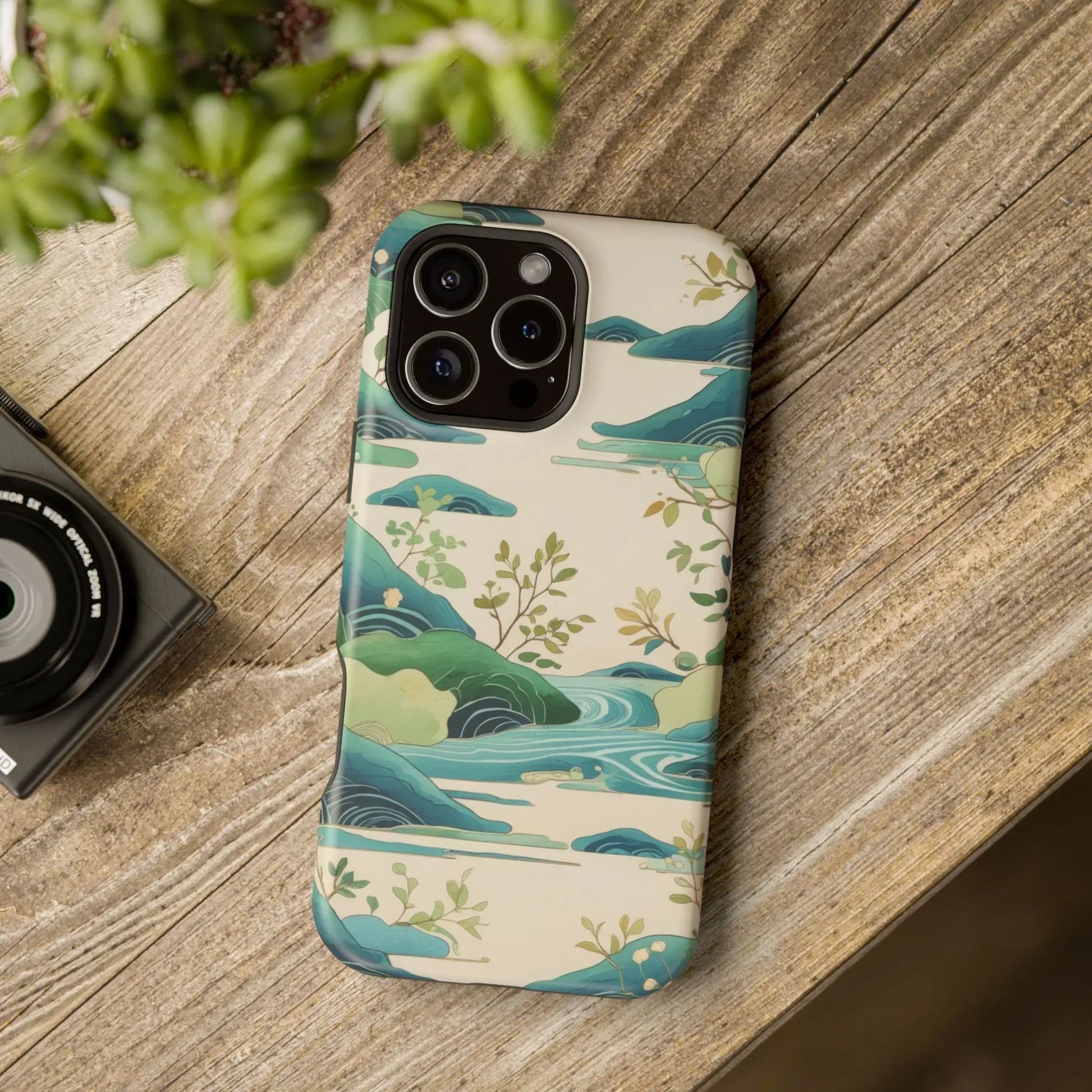 Nature Landscape Phone Case for iPhone 12-16 and Samsung Galaxy S21-S22 Models - KarArmDesign