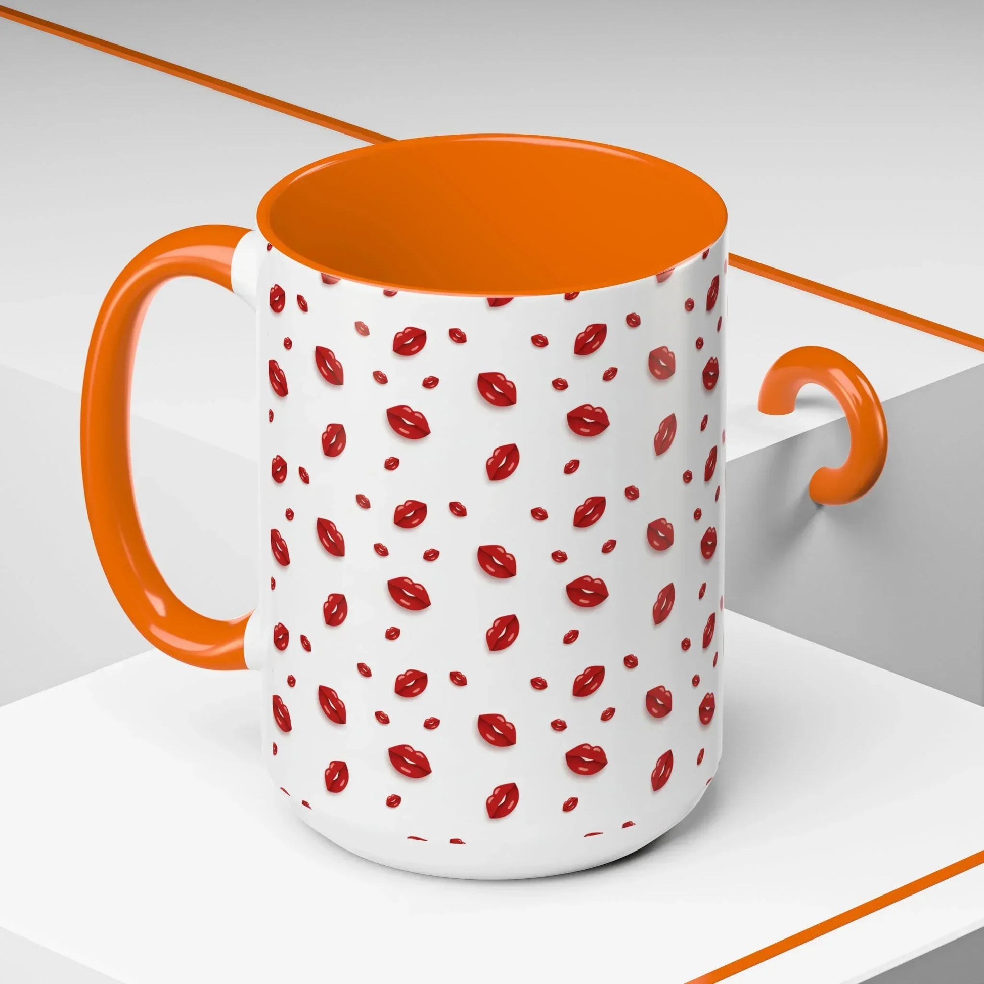 Hot Lips Mug - Accent Coffee Mug (11, 15oz) - KARARMDESIGN