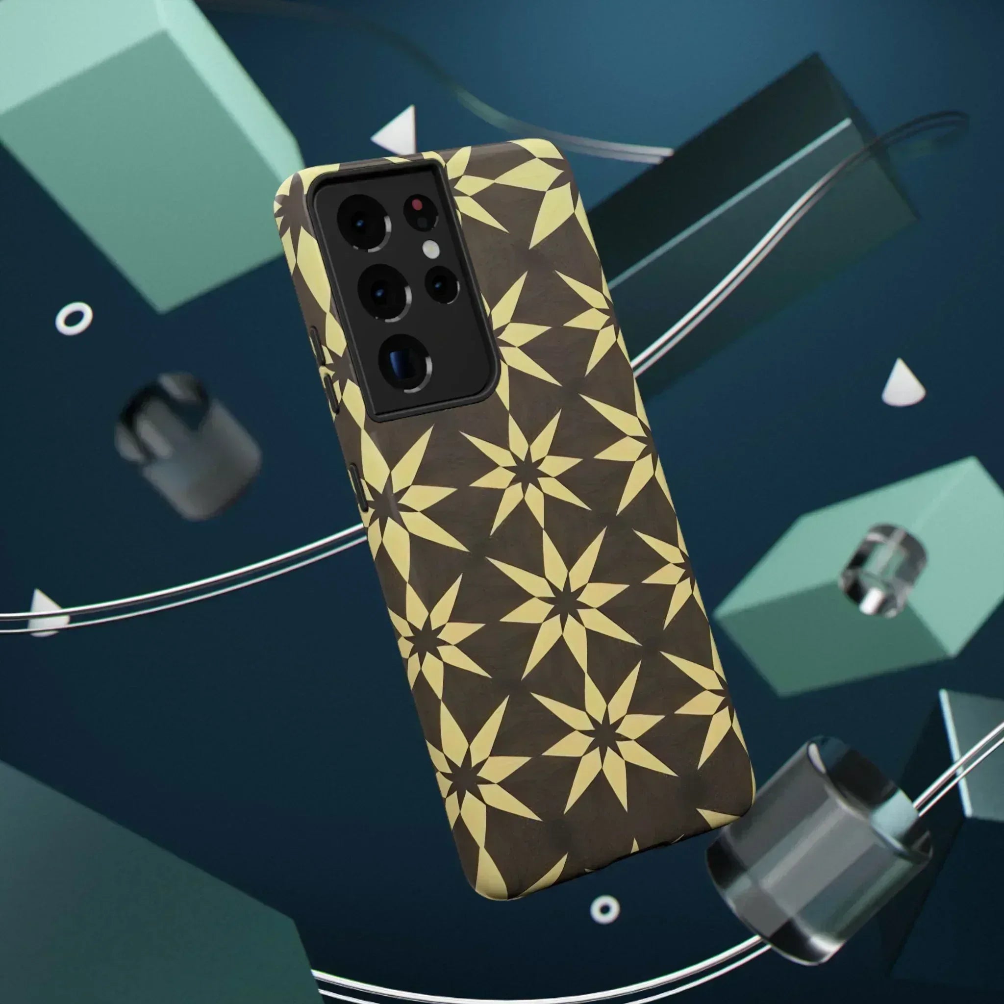 Star Phone Case for iPhone 12-16 and Samsung Galaxy S21-S22 - KARARMDESIGN