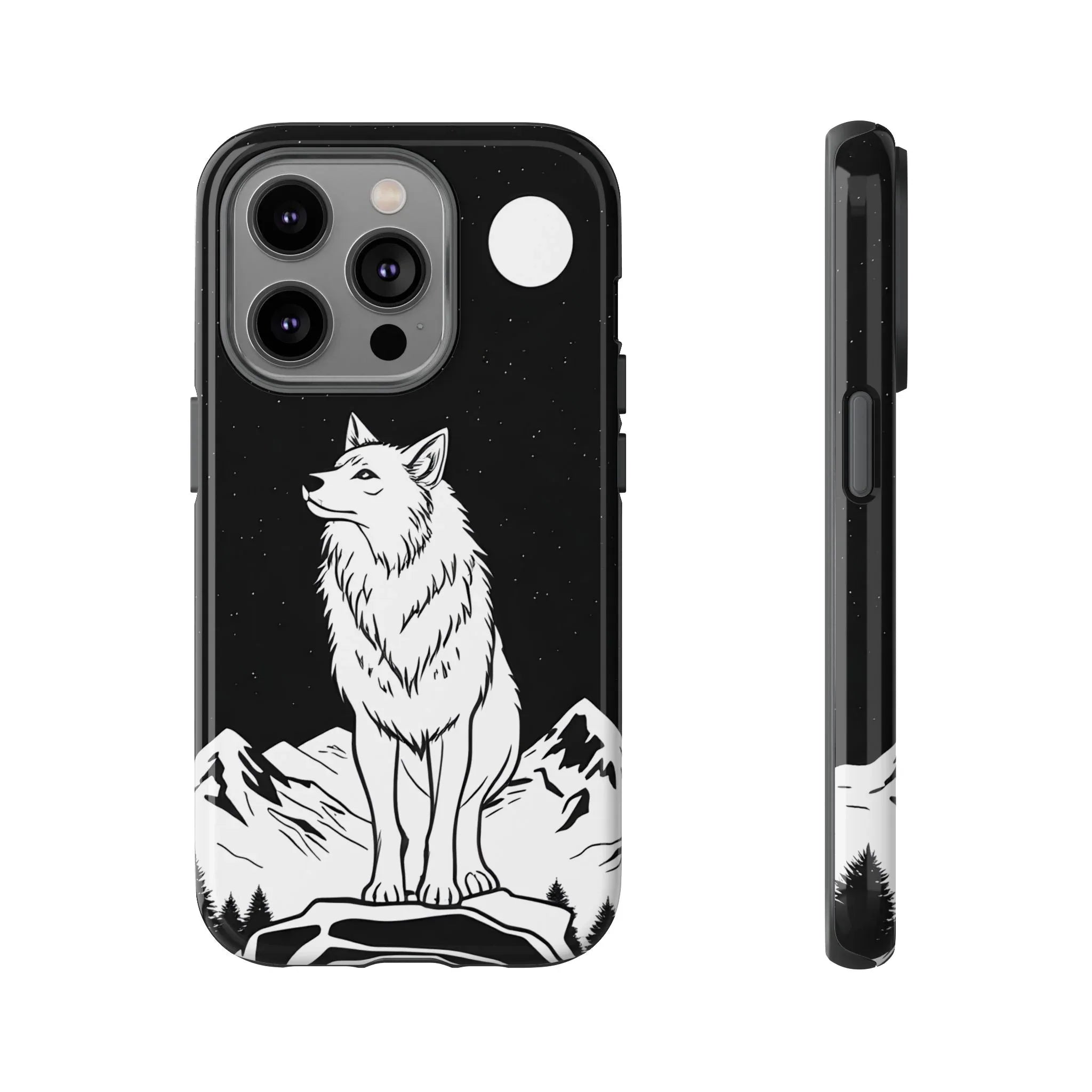 Majestic Wolf Phone Case for iPhone and Galaxy - KARARMDESIGN