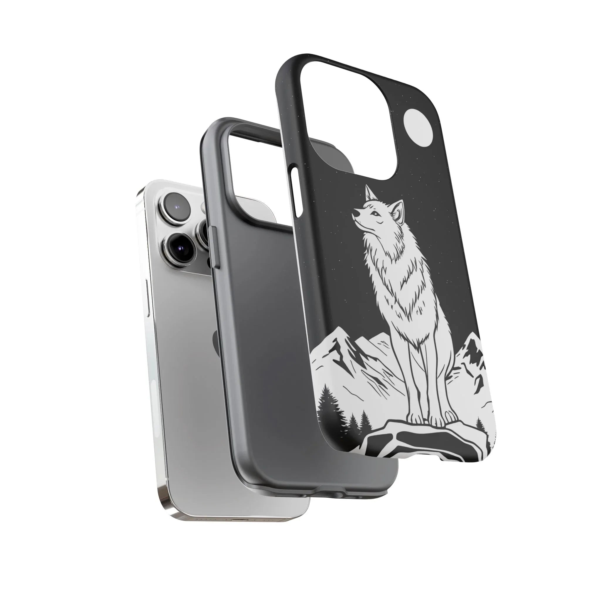 Majestic Wolf Phone Case for iPhone and Galaxy - KARARMDESIGN