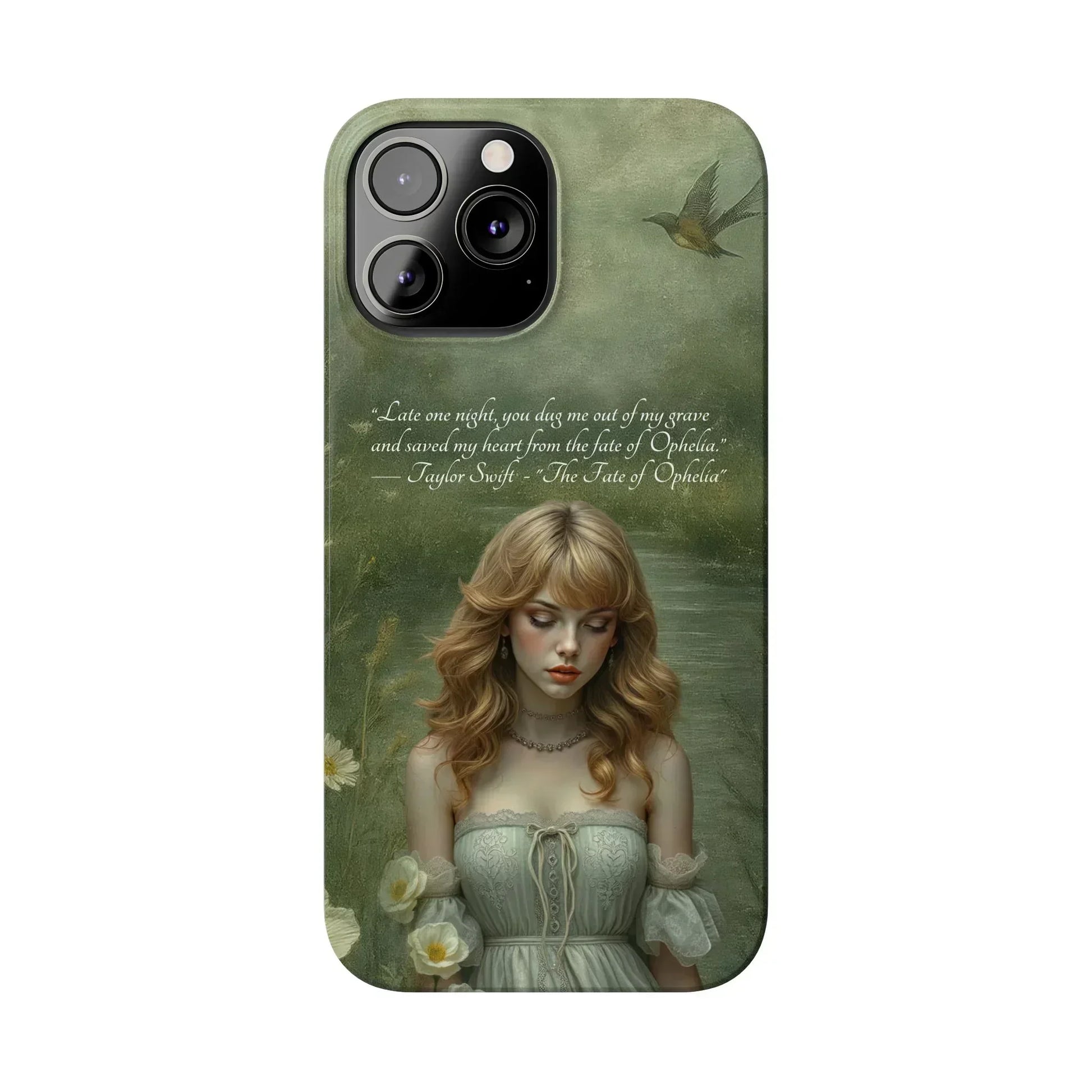 "Melancholic Ophelia" Phone Case for iPhone 7-17 Models - KARARMDESIGN