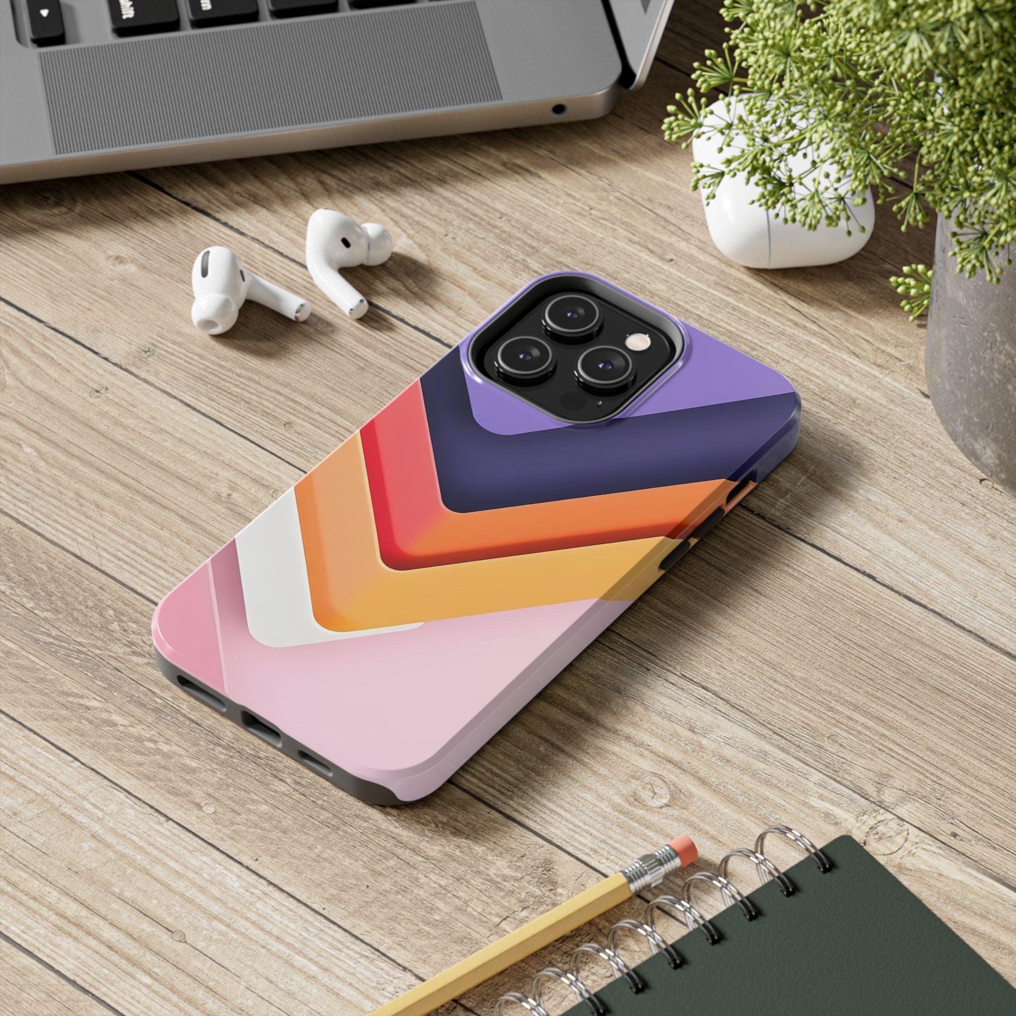 Geometric Chevron Tough Case for iPhone & Samsung Galaxy