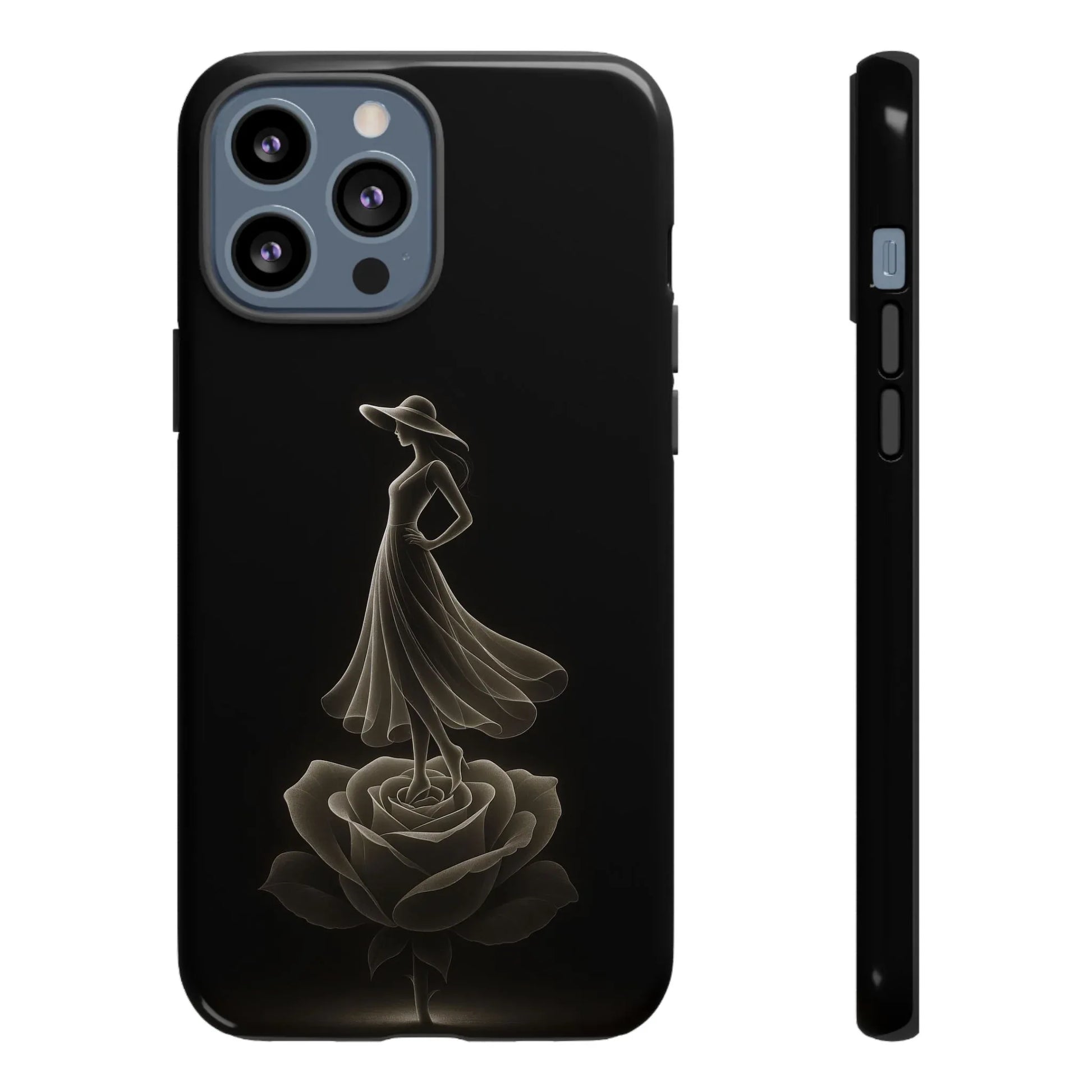 Elegant Woman Phone Case for iPhone 12-17 and Galaxy S20-S25 - KARARMDESIGN