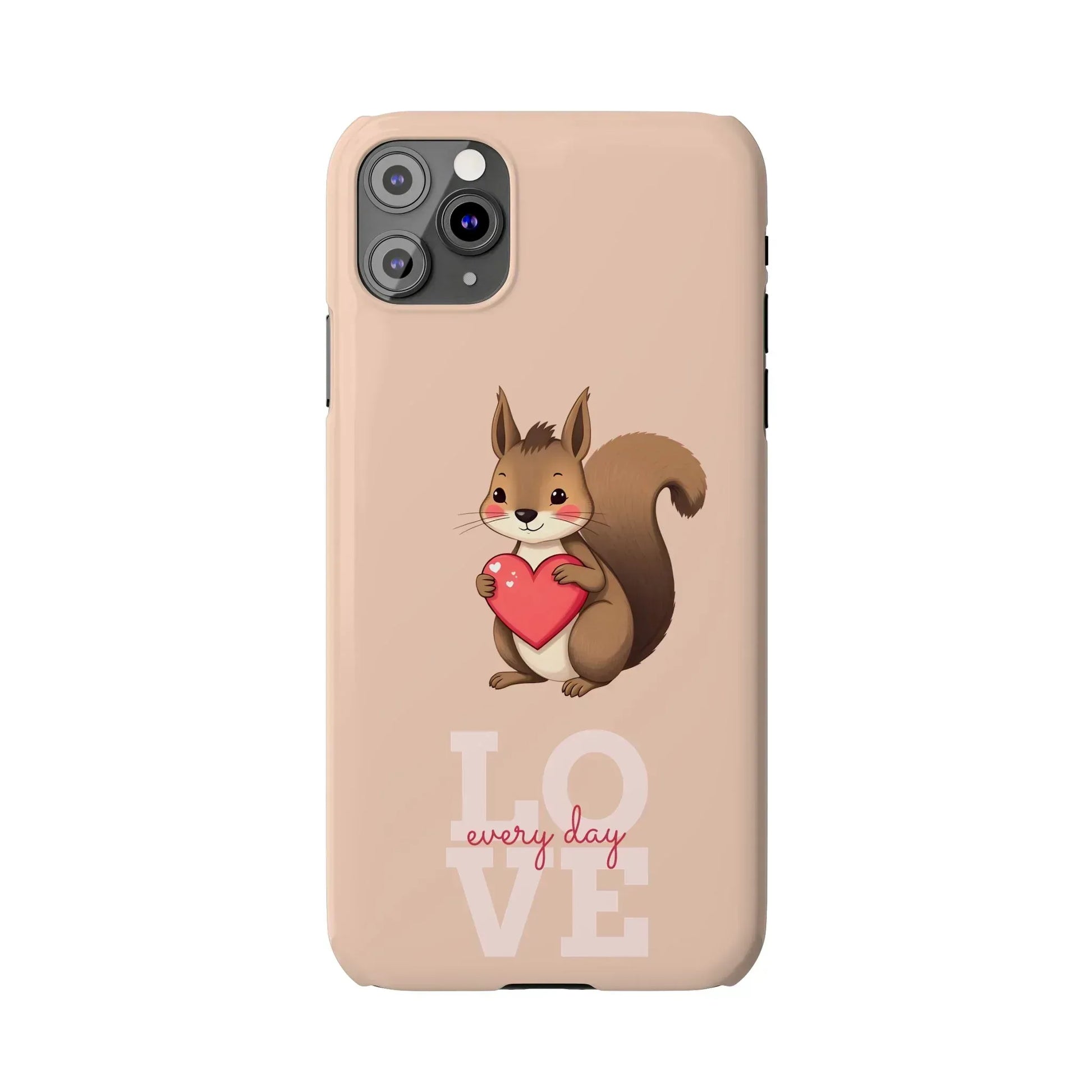 Cute Squirrel Phone Case for iPhone 11-17 - KARARMDESIGN