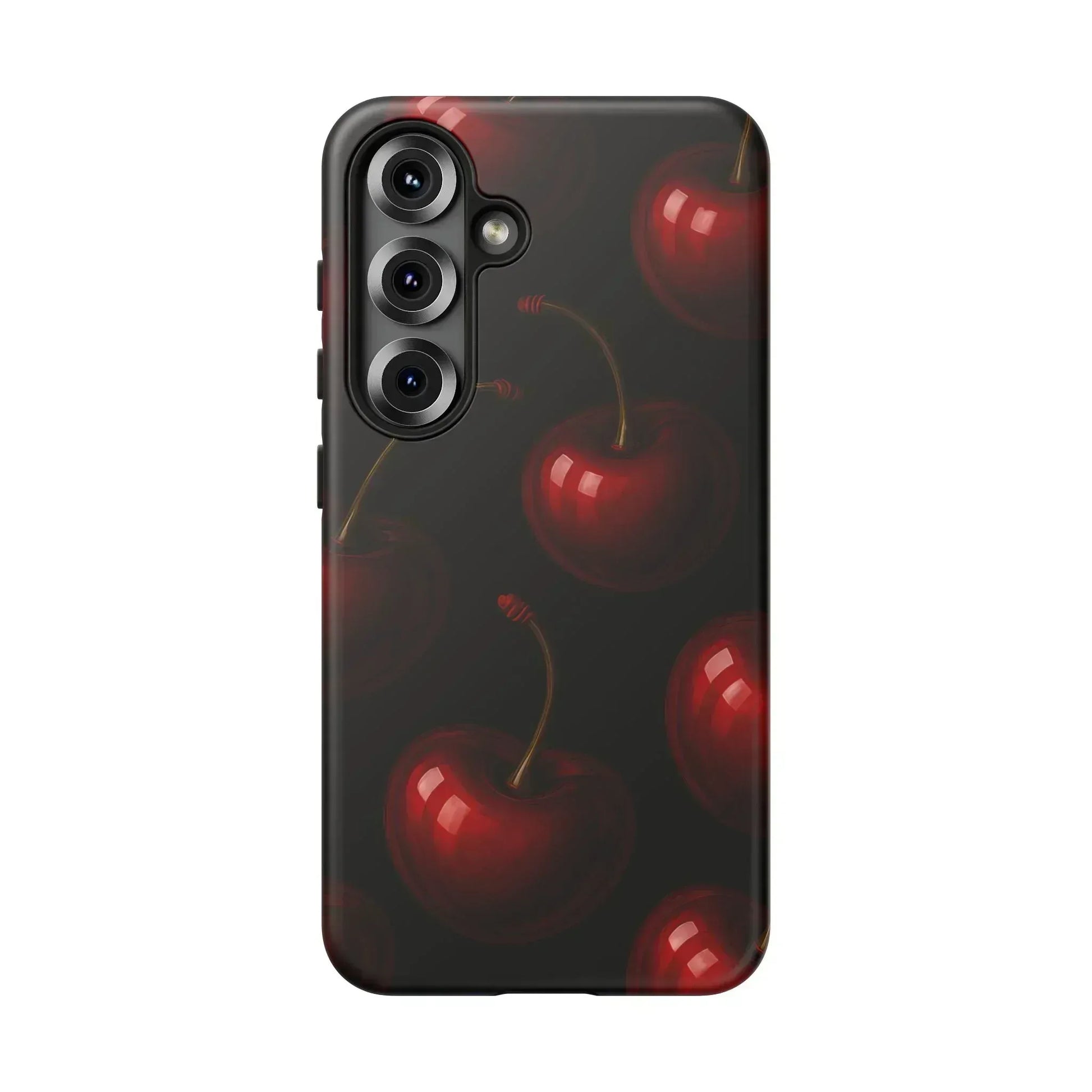 Cherry Phone Case for iPhone X-16 and Galaxy S20-S25 - KARARMDESIGN