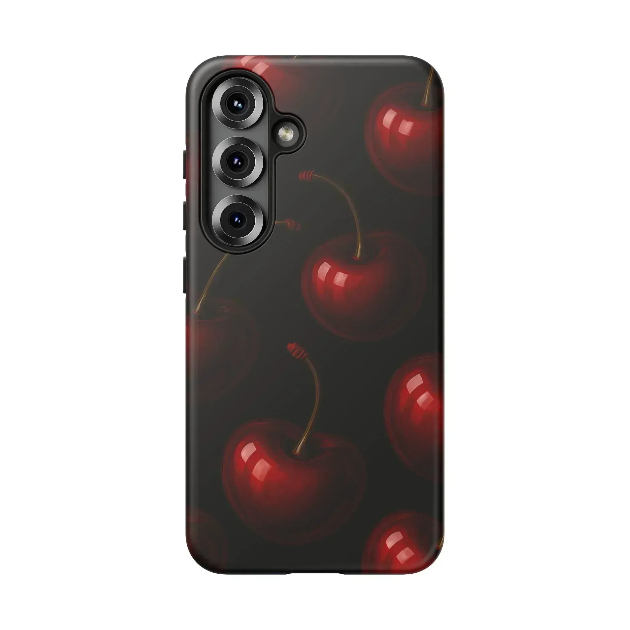 Cherry Phone Case for iPhone X-16 and Galaxy S20-S25 - KARARMDESIGN