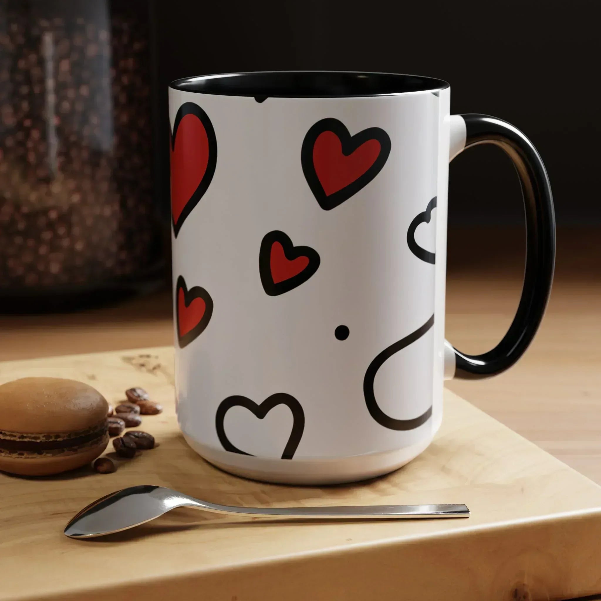 Love Overflow Mug – Accent Coffee Mug (11, 15oz) - KARARMDESIGN