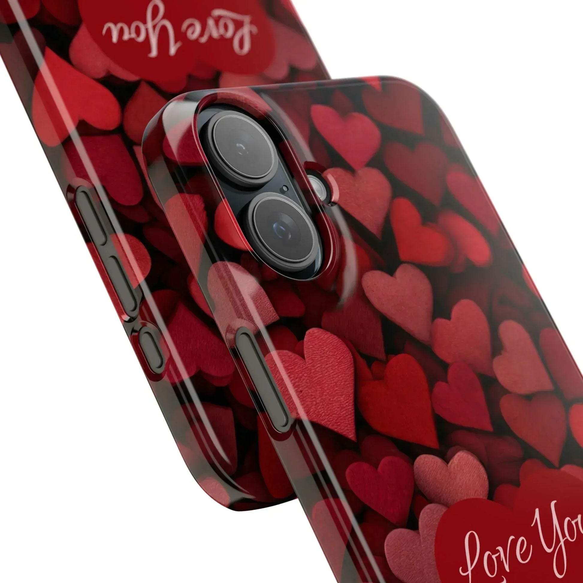 Love You More Phone Case Slim Phone Cases for iPhone 11-17 - KARARMDESIGN