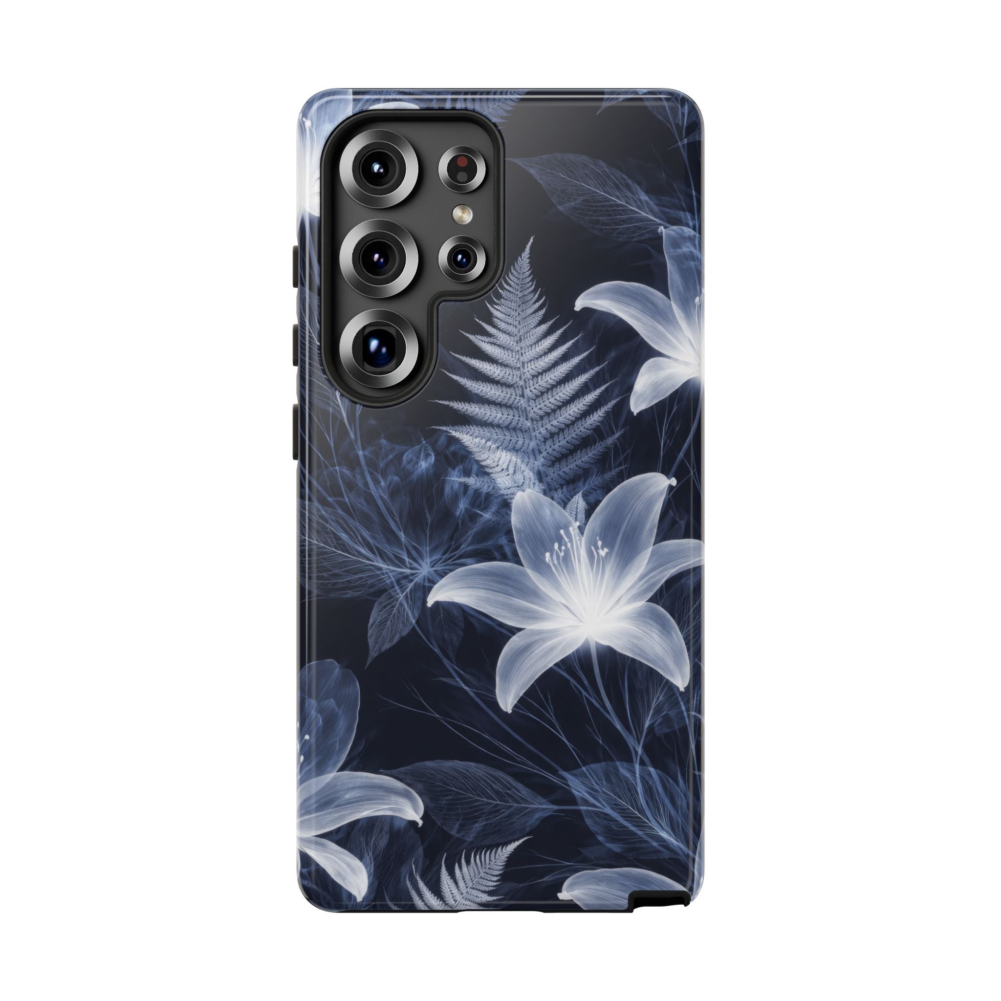 Moonlight Garden Phone Case for iPhone 11-17 and Galaxy S20-S26