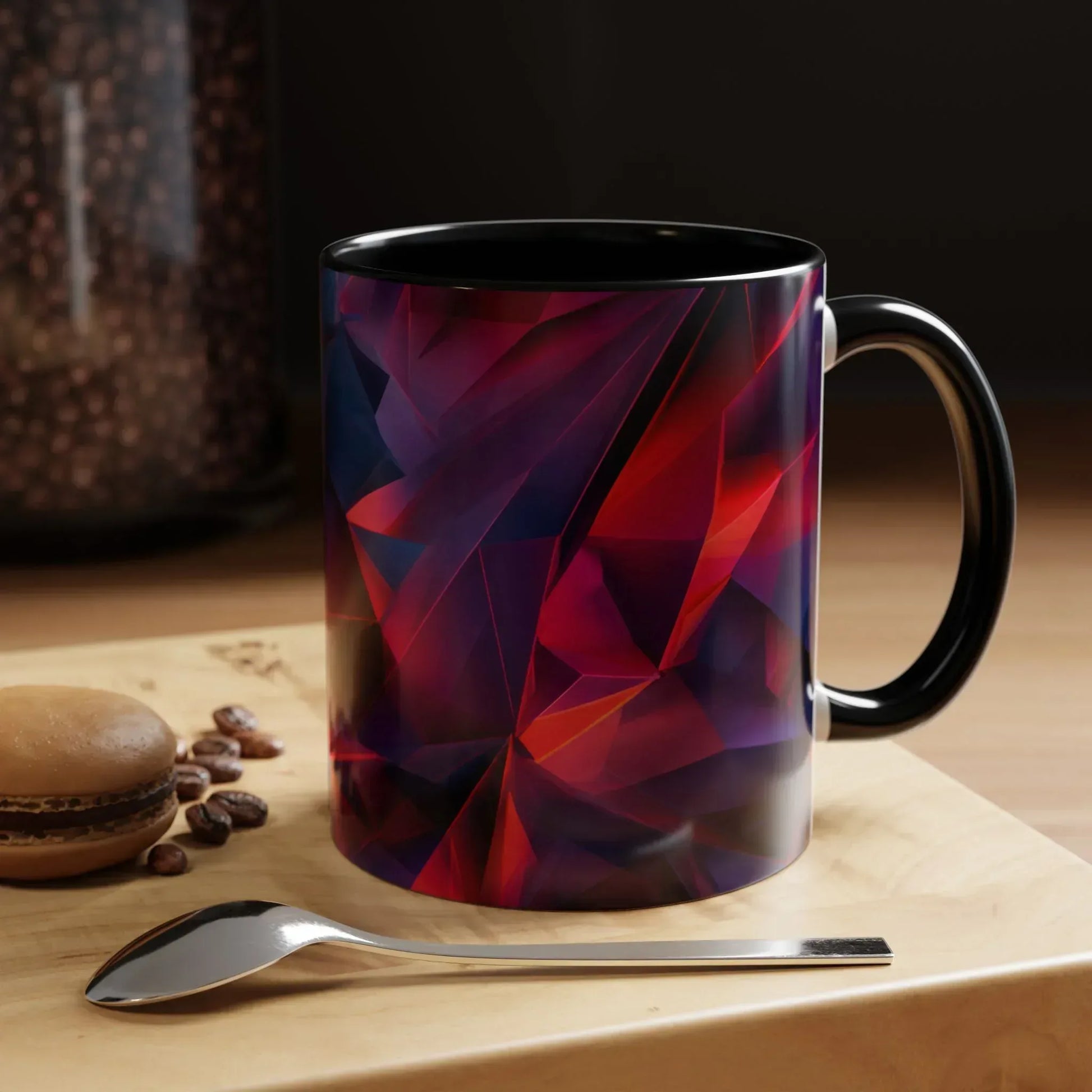 Crystalline Ember Ceramic Mug - Accent Coffee Mug (11, 15oz) - KARARMDESIGN