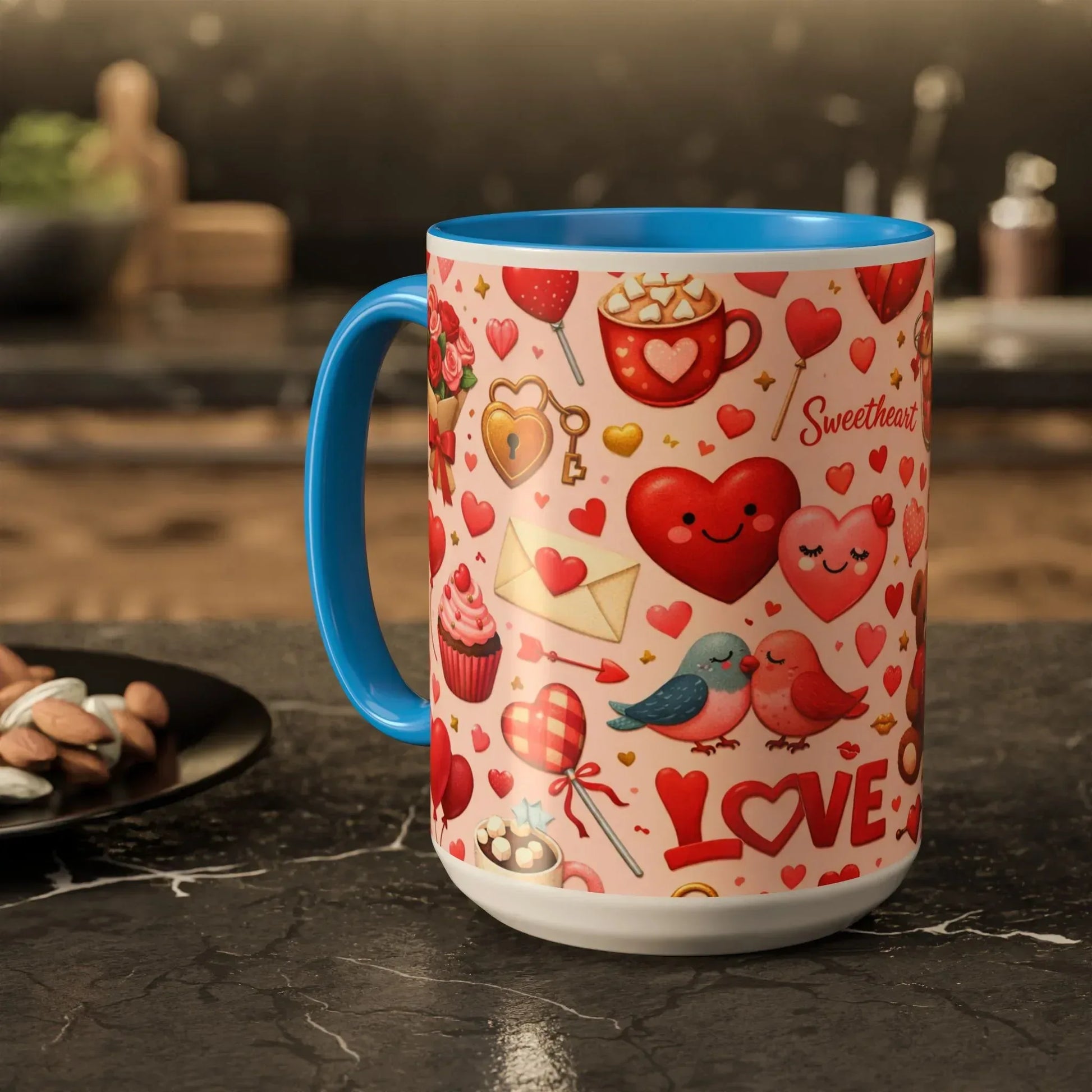 Sweetheart Love Mug - Colorful Mugs (11oz, 15oz) - KARARMDESIGN