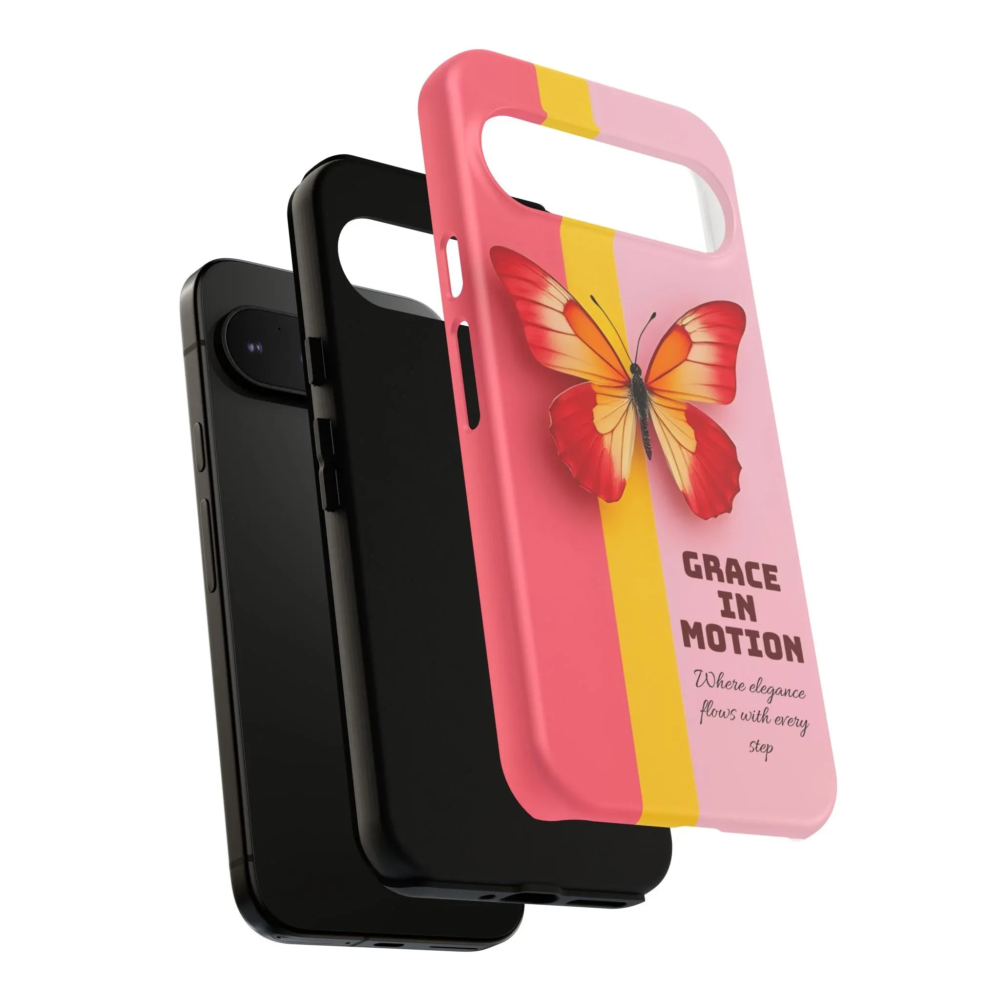 Grace in Motion – Elegant Phone Case for iPhone, Galaxy & Pixel - KARARMDESIGN