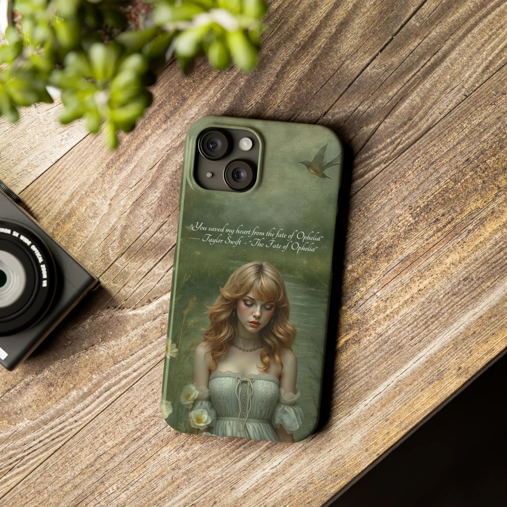 "Melancholic Ophelia" Phone Case for iPhone 11-17 - KARARMDESIGN