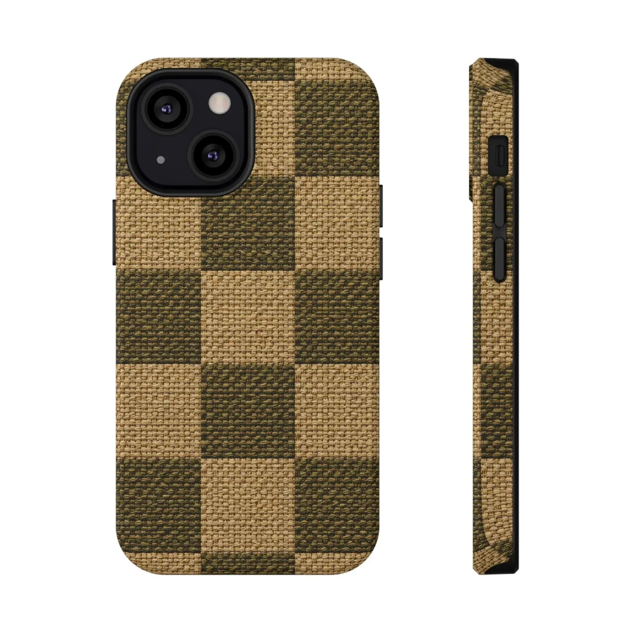 Rustic Woven Phone Case for iPhone 11-17 and Galaxy S21-S22 - KARARMDESIGN