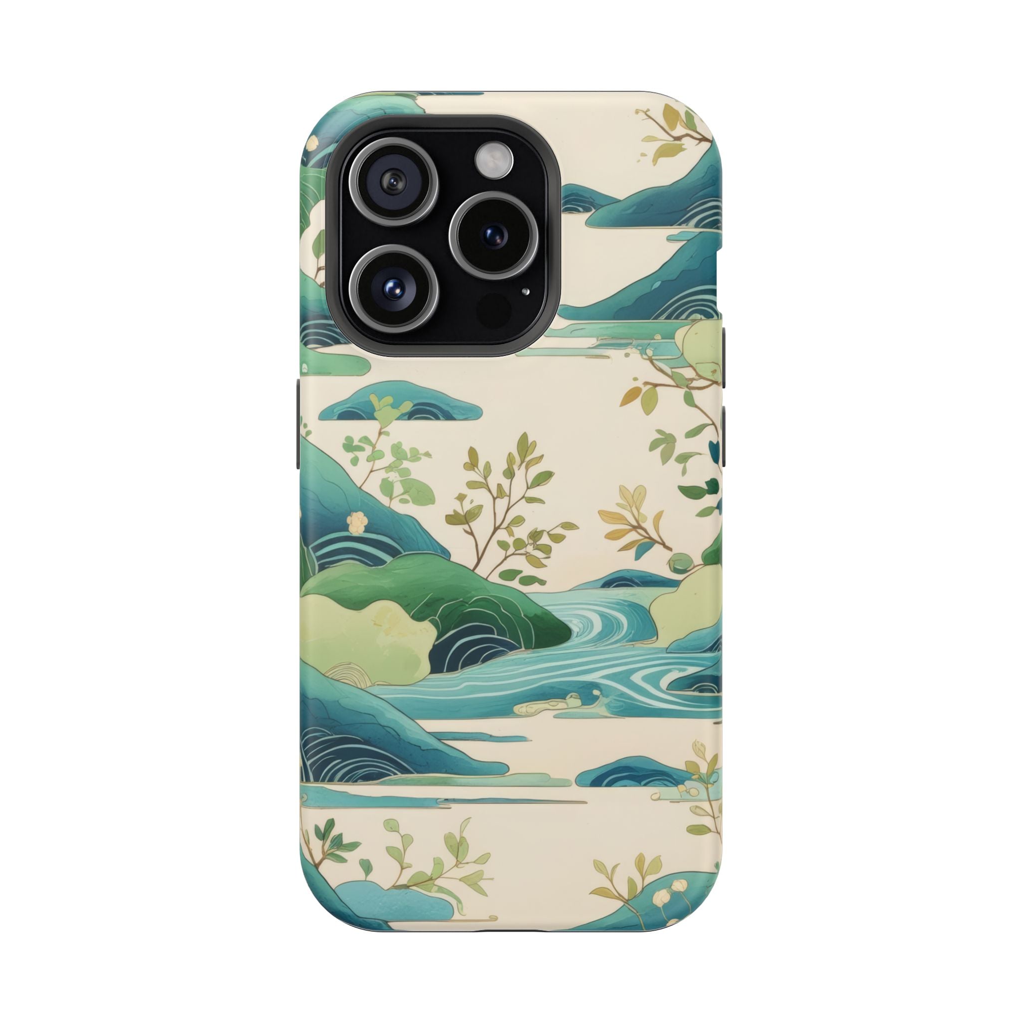 Nature Landscape Phone Case for iPhone 11-17 and Galaxy S22-S26