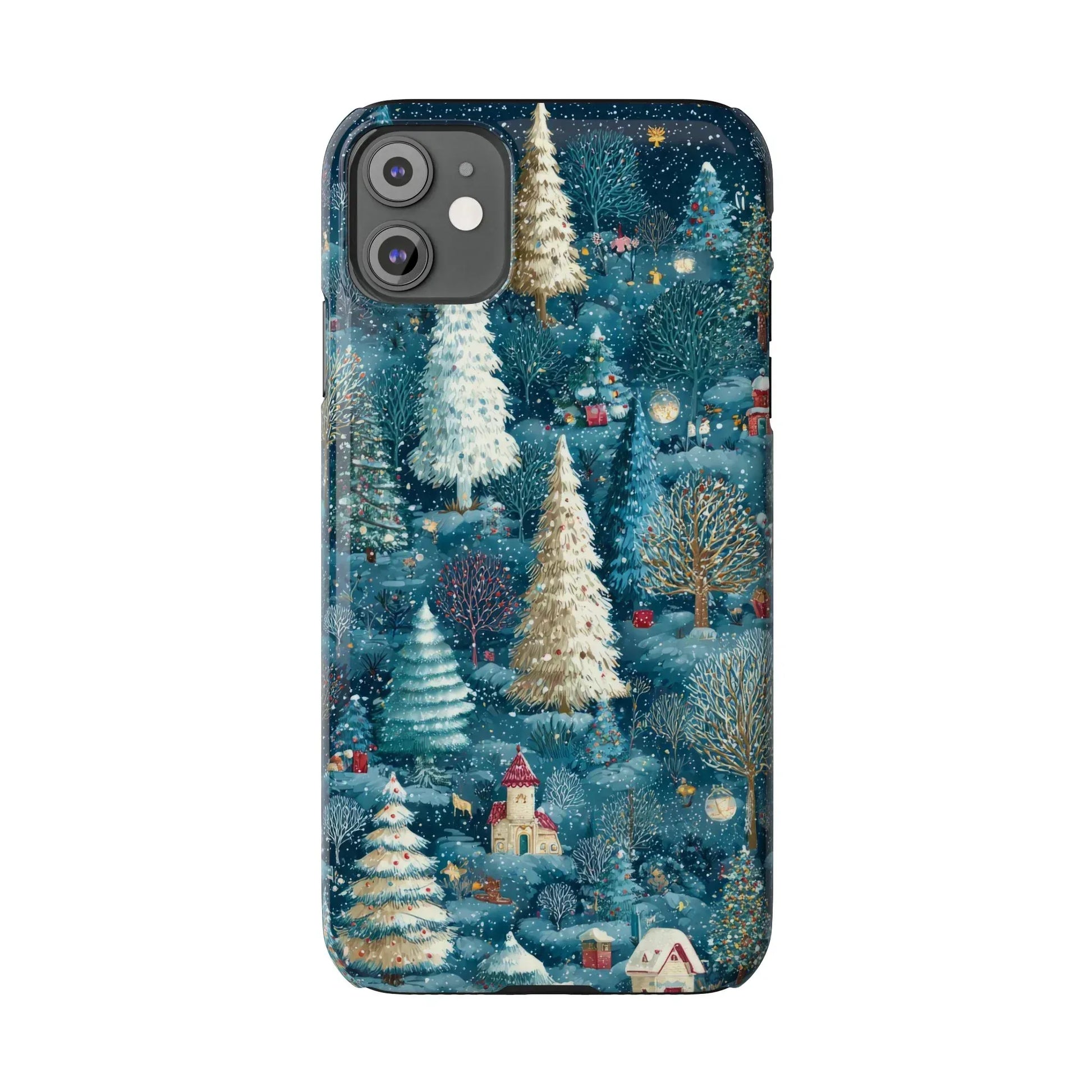 Frosty Forest Phone Case for iPhone 11-17 - KARARMDESIGN