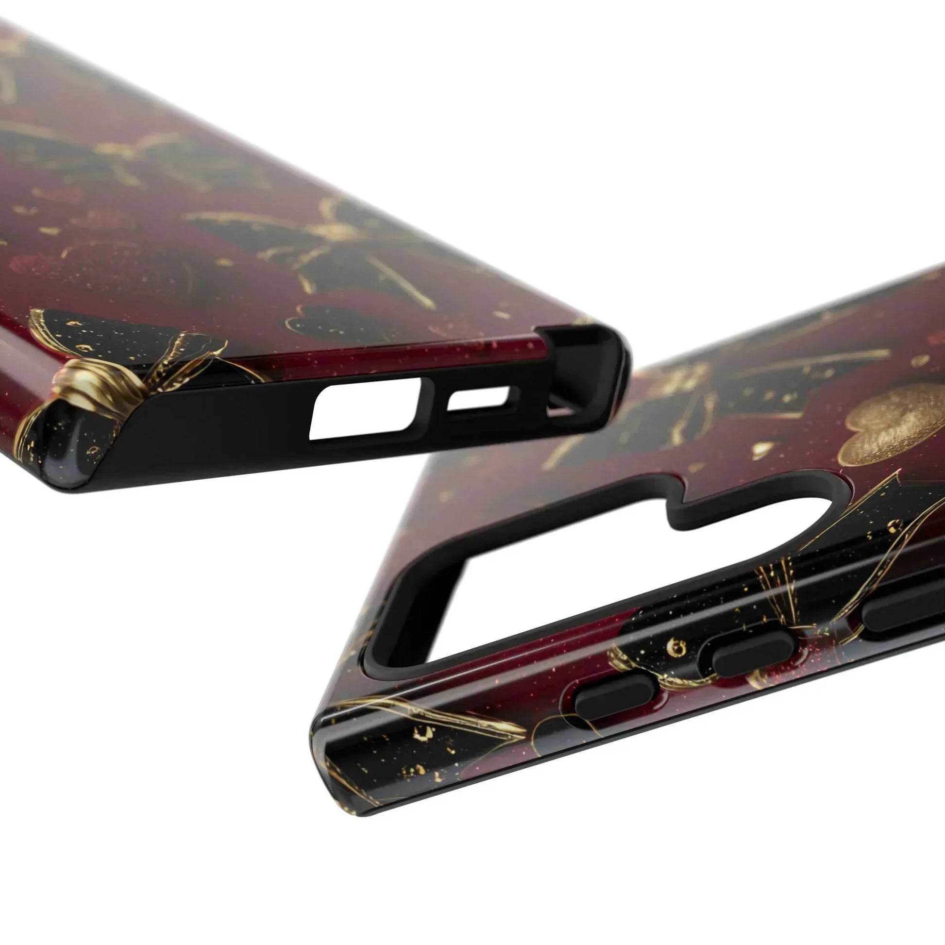 Velvet Valentine Charm Phone Case for iPhone 11-17 and Galaxy S10-S25 - KARARMDESIGN
