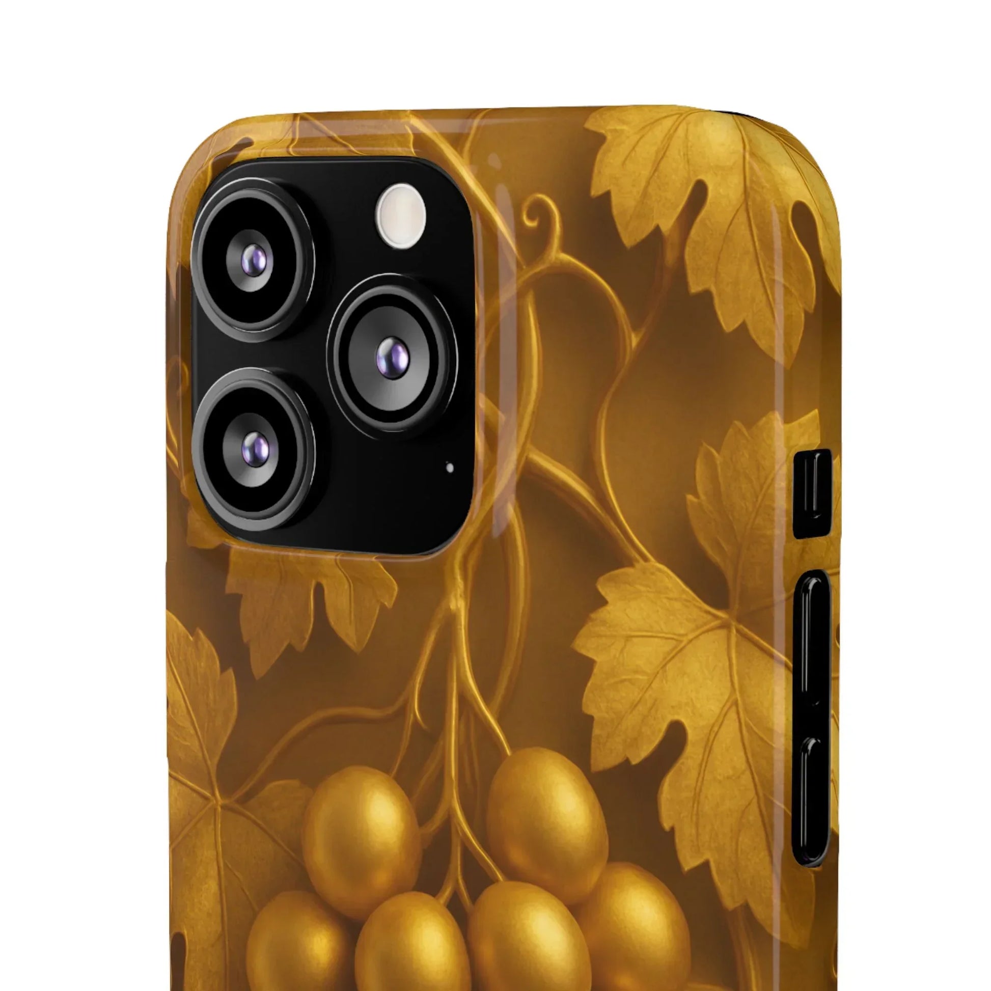 Golden Grapes Phone Case for iPhone 7–16 Models - KarArmDesign