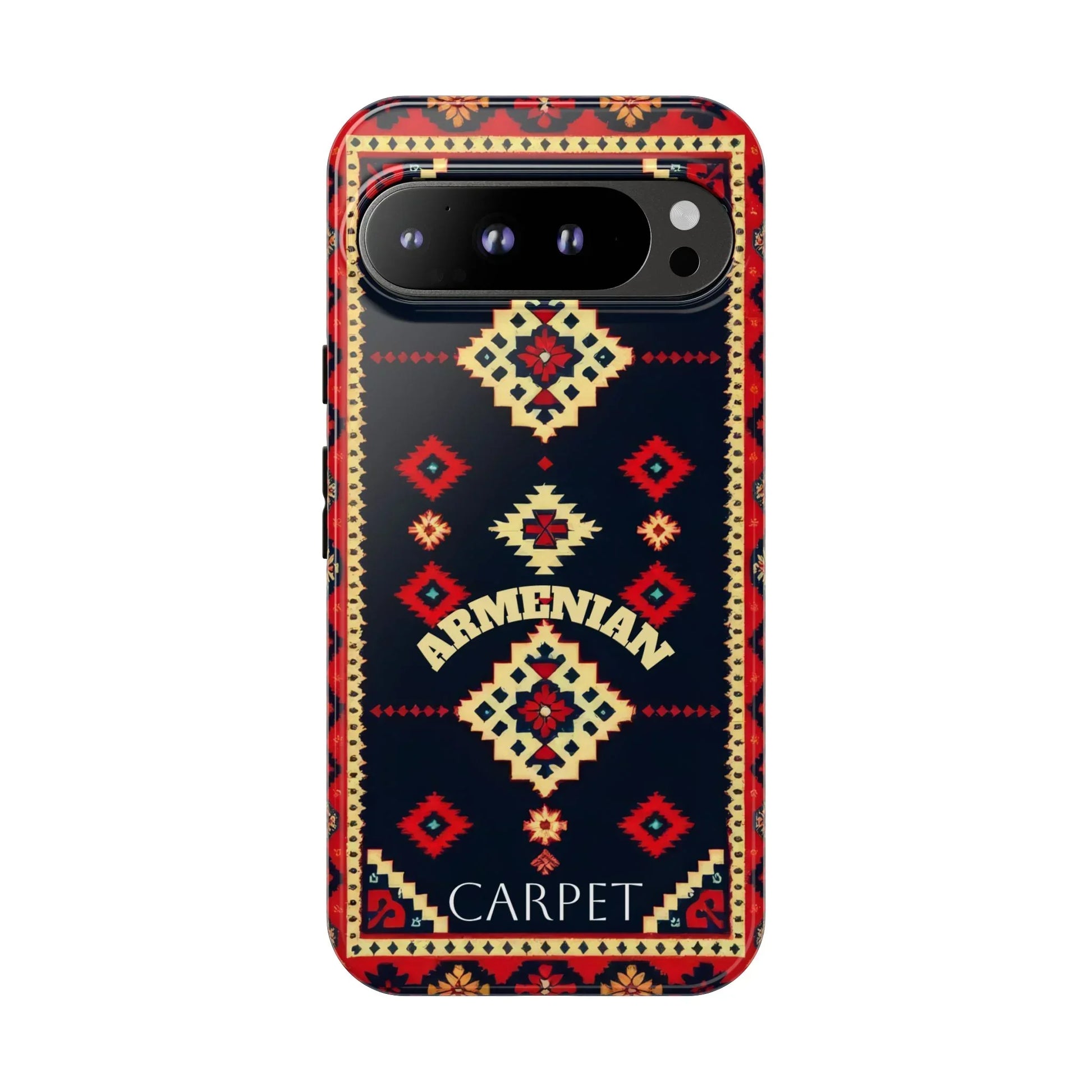 Armenian Carpet Design Phone Case for Samsung Galaxy and Google Pixel Models - KarArmDesign