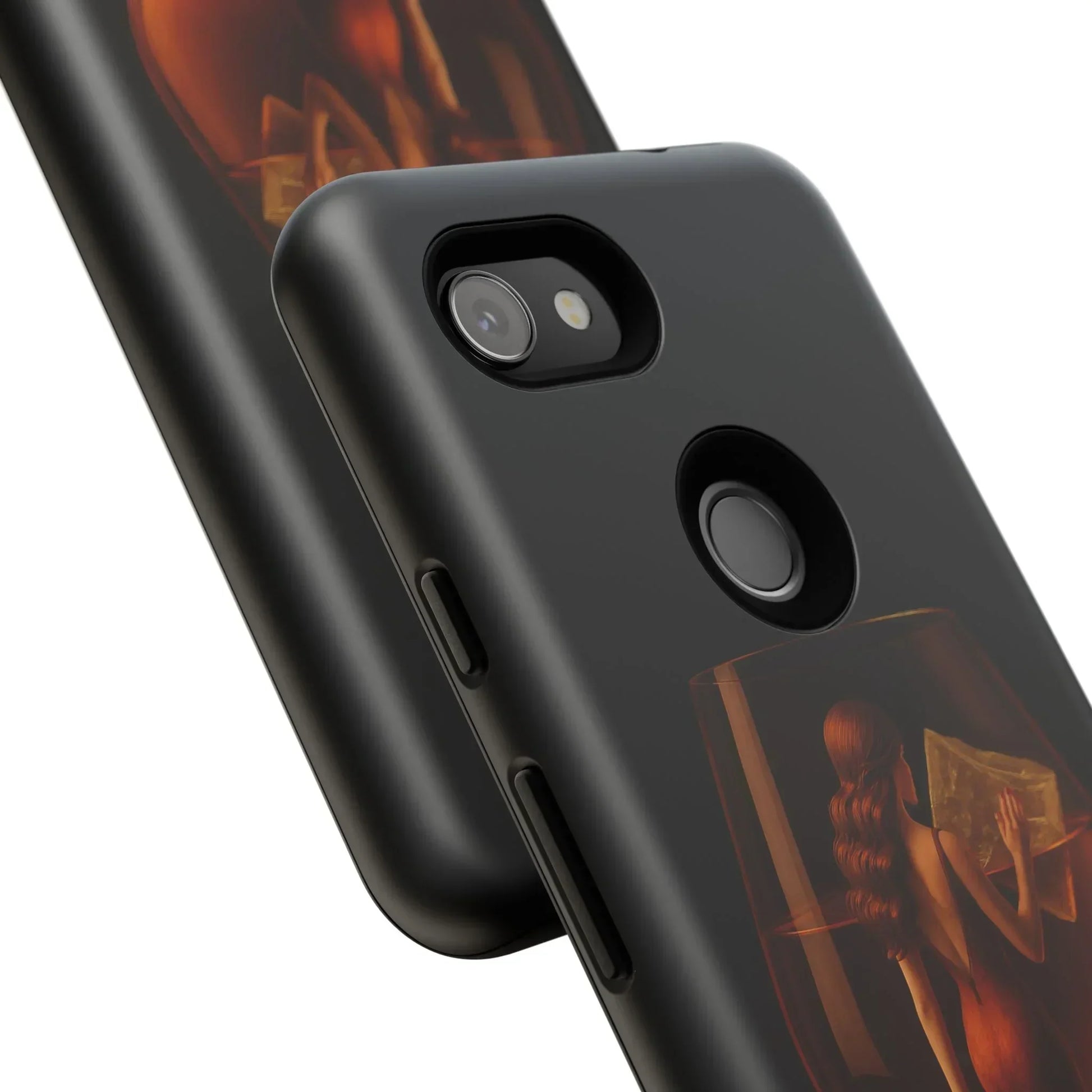 Elegant Midnight Lady Phone Case for iPhone 8-16 and Google Pixel up to 9 Models - KarArmDesign