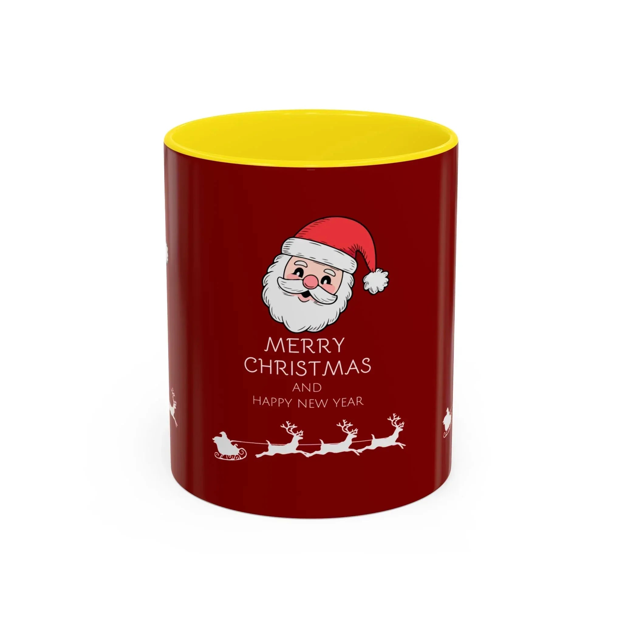 Season’s Smile – Christmas and New Year Accent Coffee Mug (11, 15oz) - KARARMDESIGN