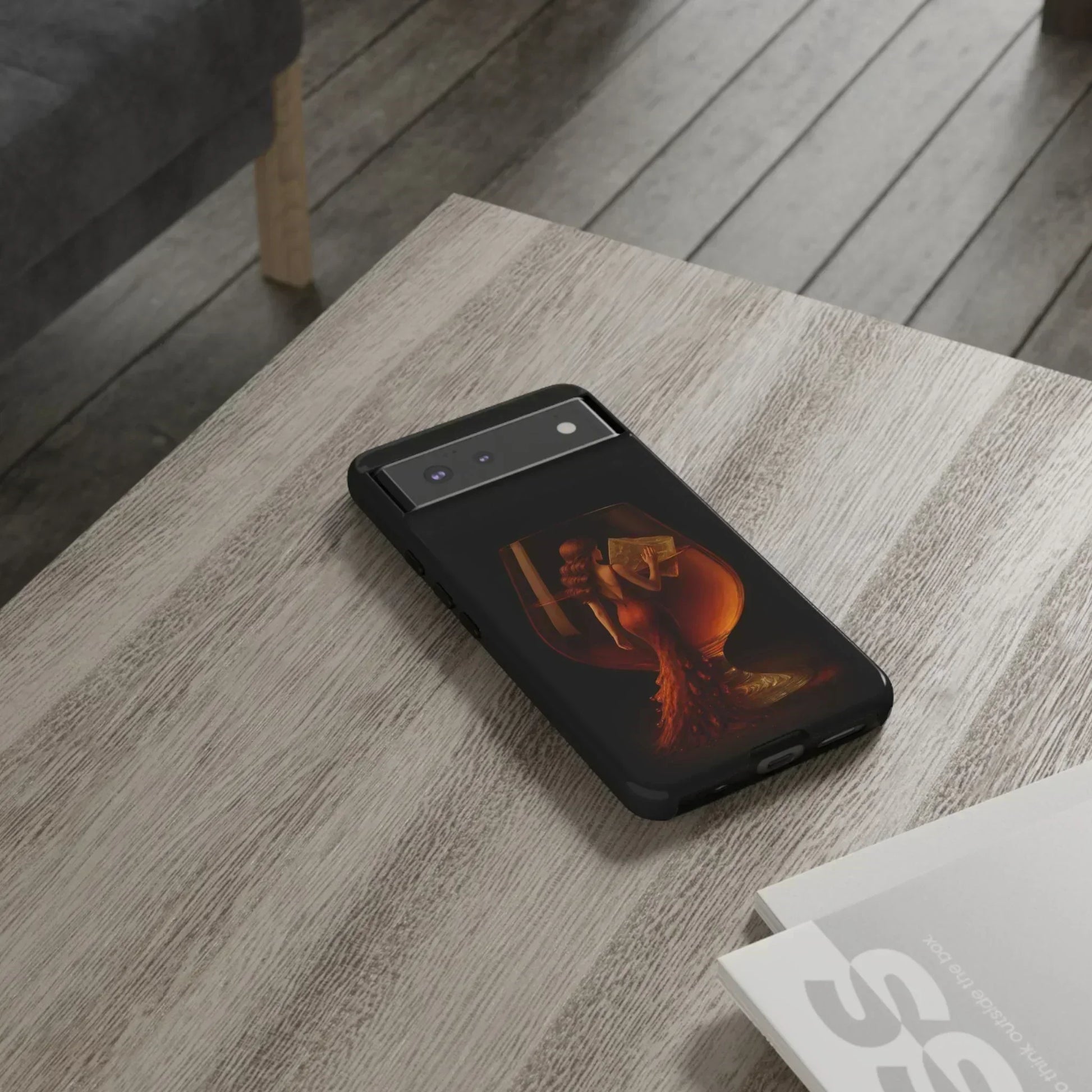 Elegant Midnight Lady Phone Case for iPhone 8-16 and Google Pixel up to 9 Models - KarArmDesign