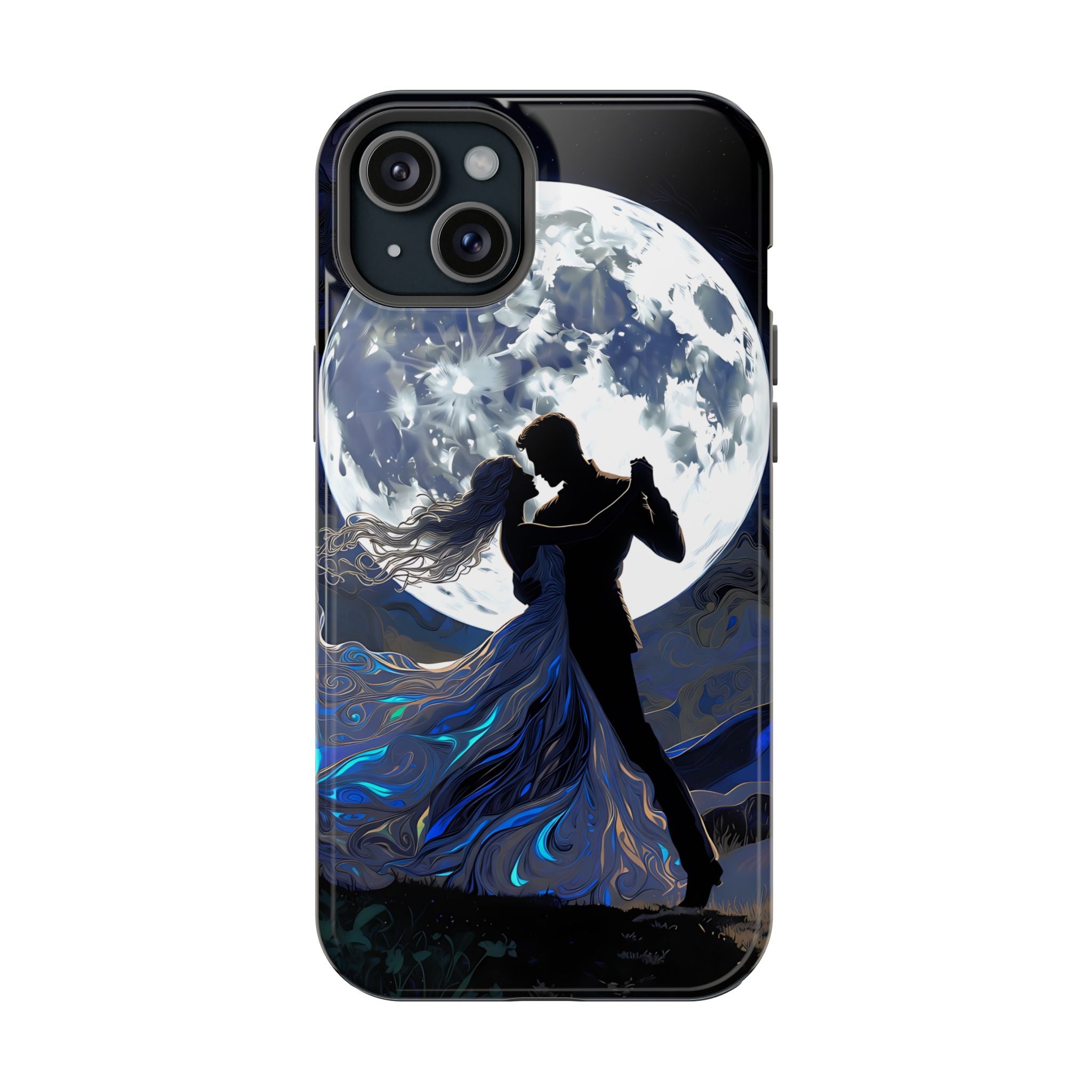 Romantic Moonlight Dance Magnetic Phone Case – iPhone 15–17 & Samsung Galaxy S26