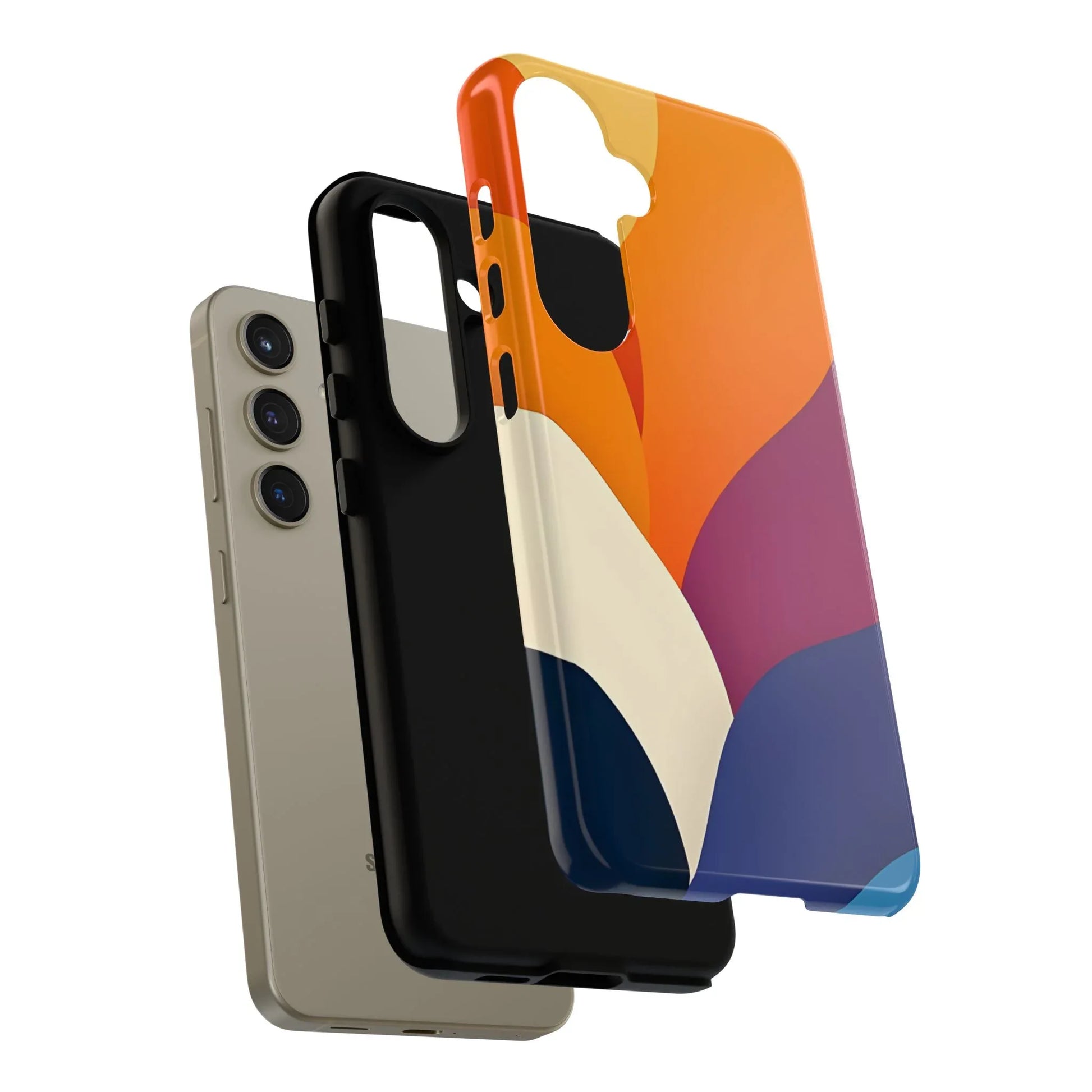 Vibrant Abstract Design Phone Case for iPhone and Galaxy - KARARMDESIGN
