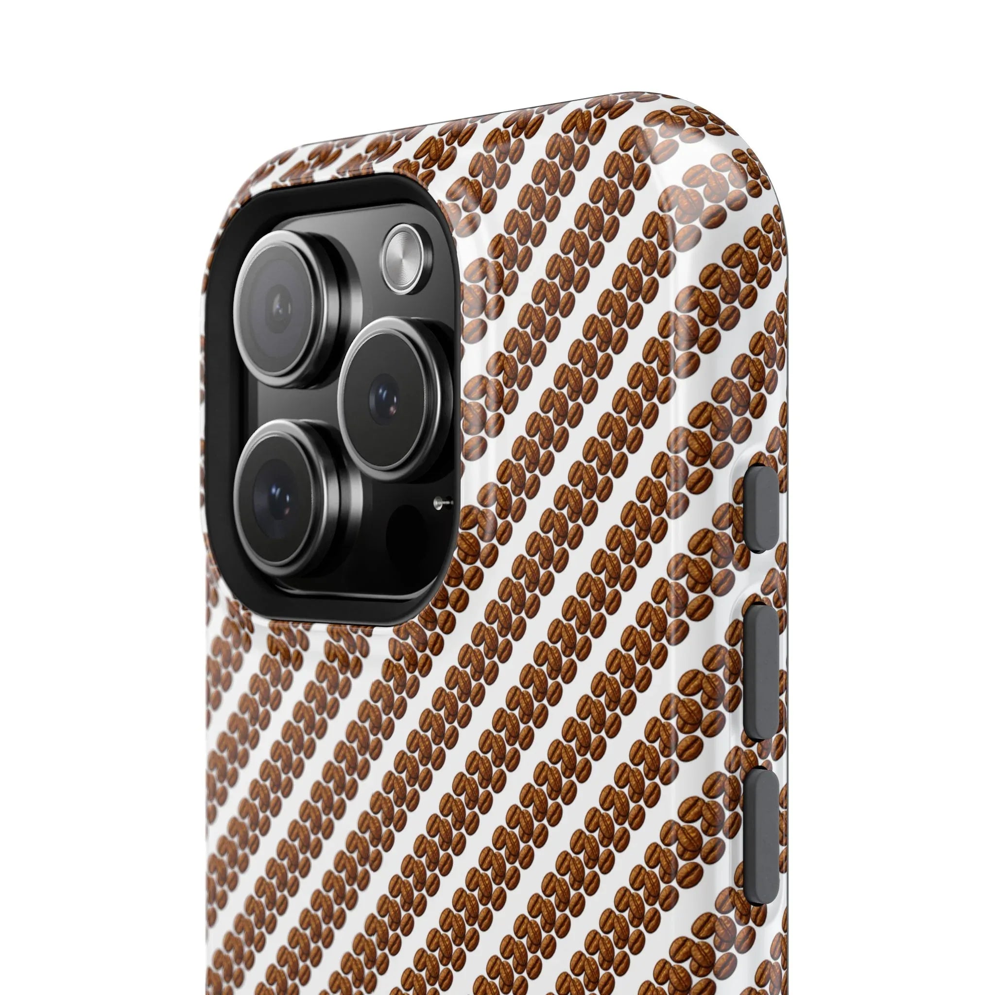 Stylish Coffee Pattern Phone Case for iPhone 11–17 and Galaxy S21–S22 - KARARMDESIGN