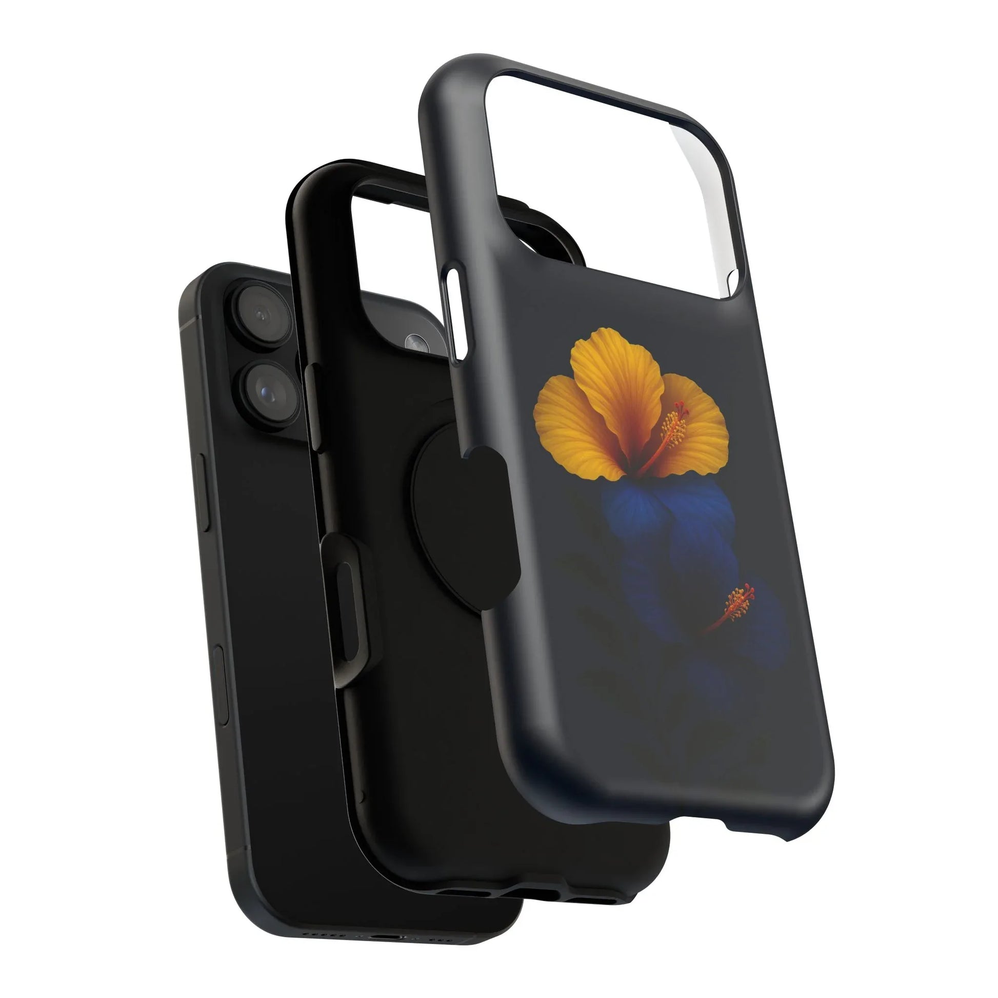 Elegant Hibiscus Phone Case for iPhone 11-17 and Galaxy S21-S22 - KARARMDESIGN