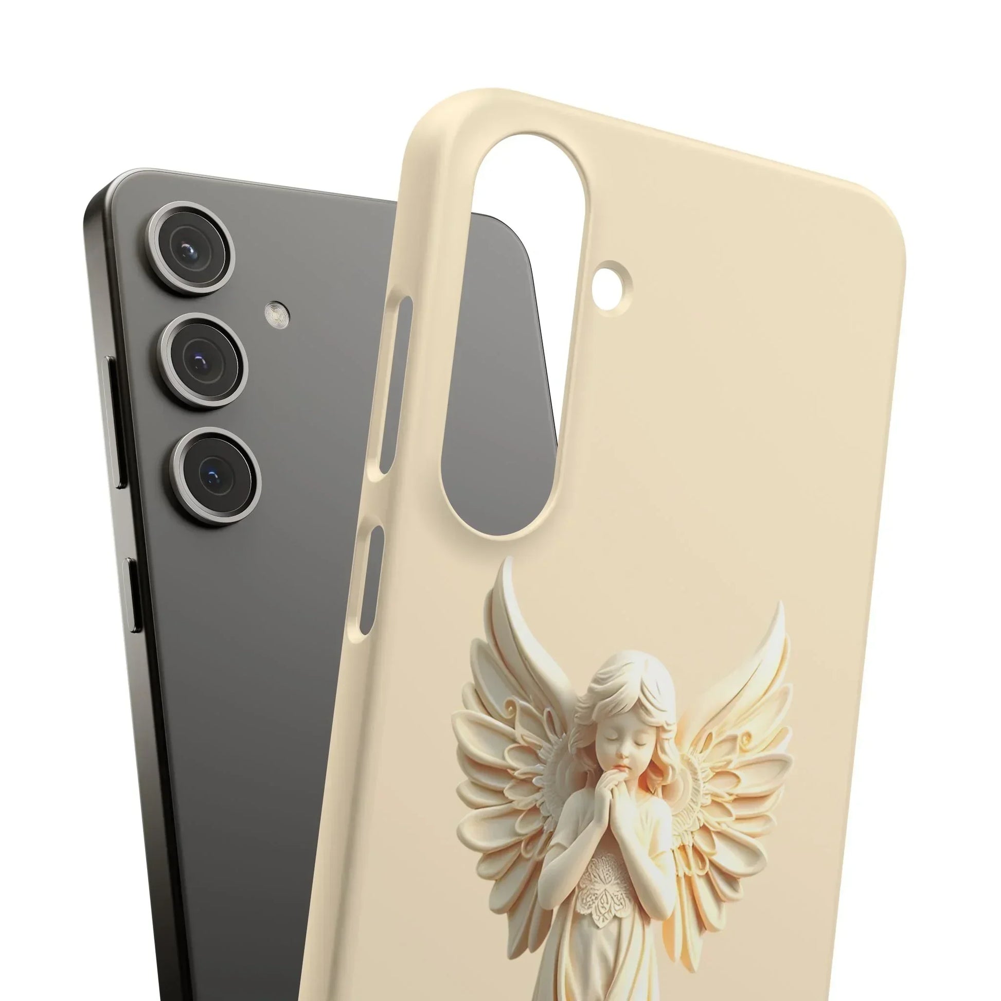 Heavenly Angel Phone Case for iPhone 7-16 and Samsung Galaxy S10-S24 Models - KarArmDesign