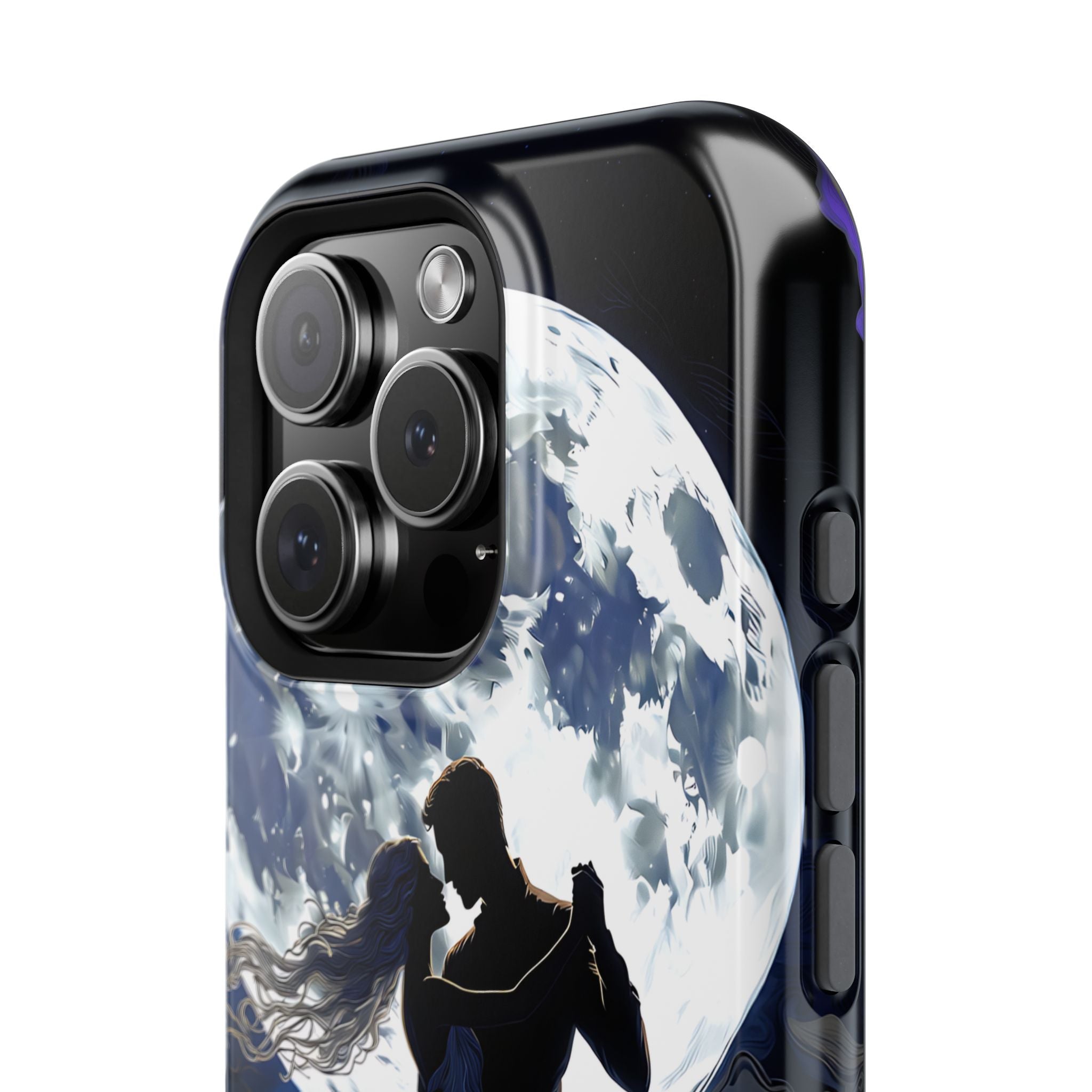 Romantic Moonlight Dance Magnetic Phone Case – iPhone 15–17 & Samsung Galaxy S26