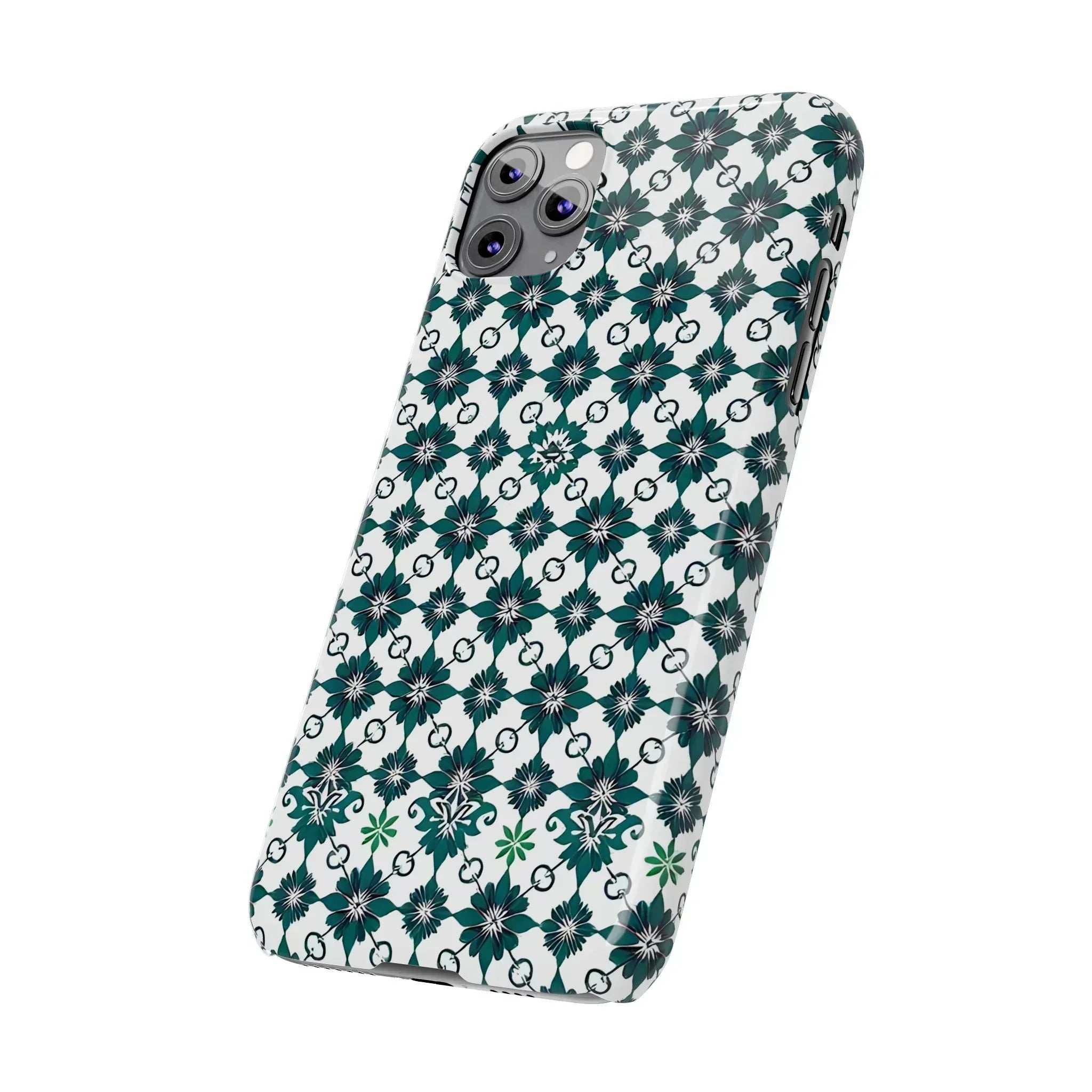 Elegant Geometric Pattern Phone Case for iPhone 11-17 - KARARMDESIGN