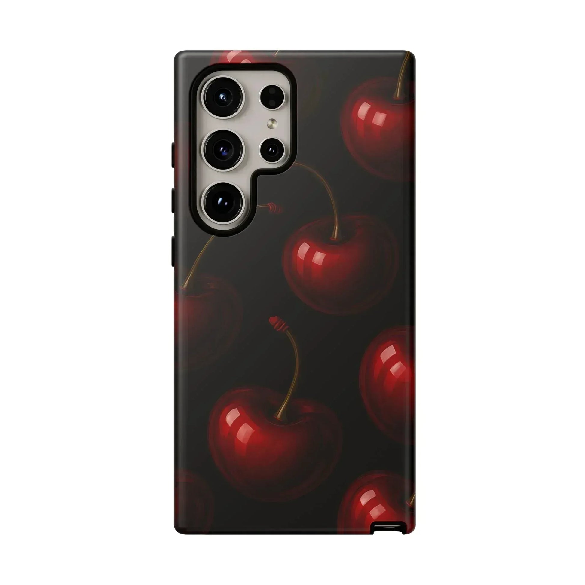 Cherry Phone Case for iPhone X-16 and Galaxy S20-S25 - KARARMDESIGN