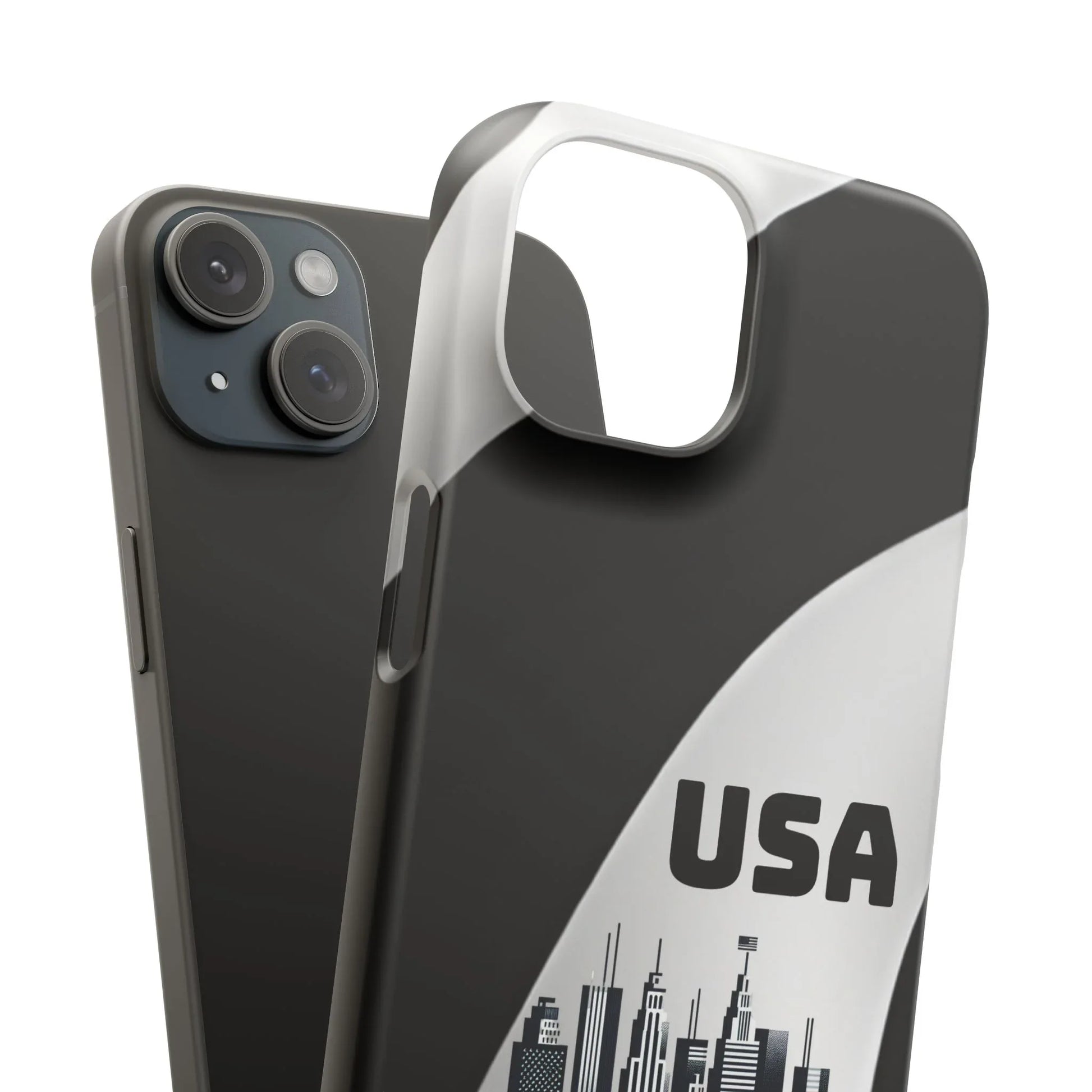 Monochrome New York City Phone Case for iPhone, Galaxy & Pixel - KARARMDESIGN