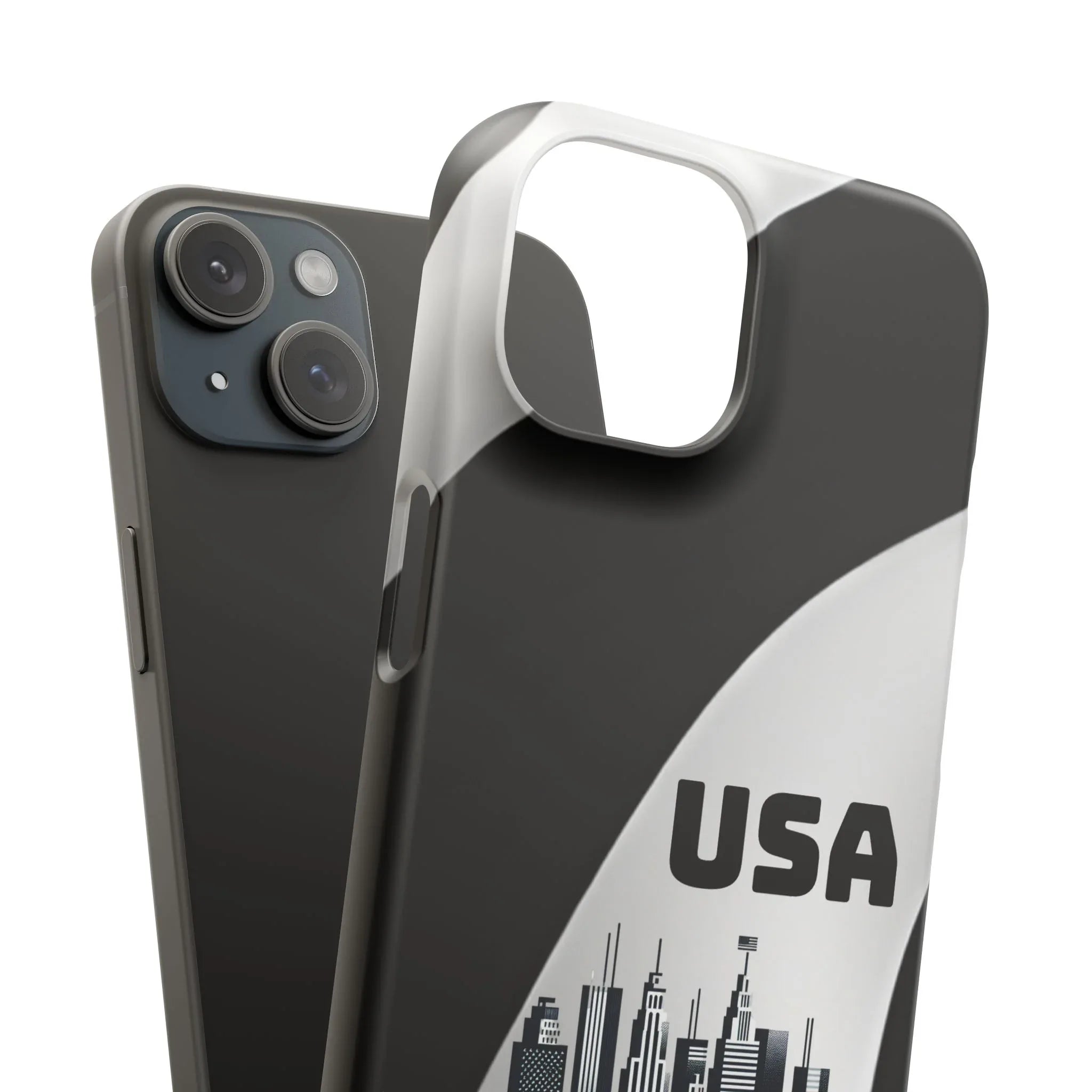 Monochrome New York City Phone Case for iPhone, Galaxy & Pixel - KARARMDESIGN