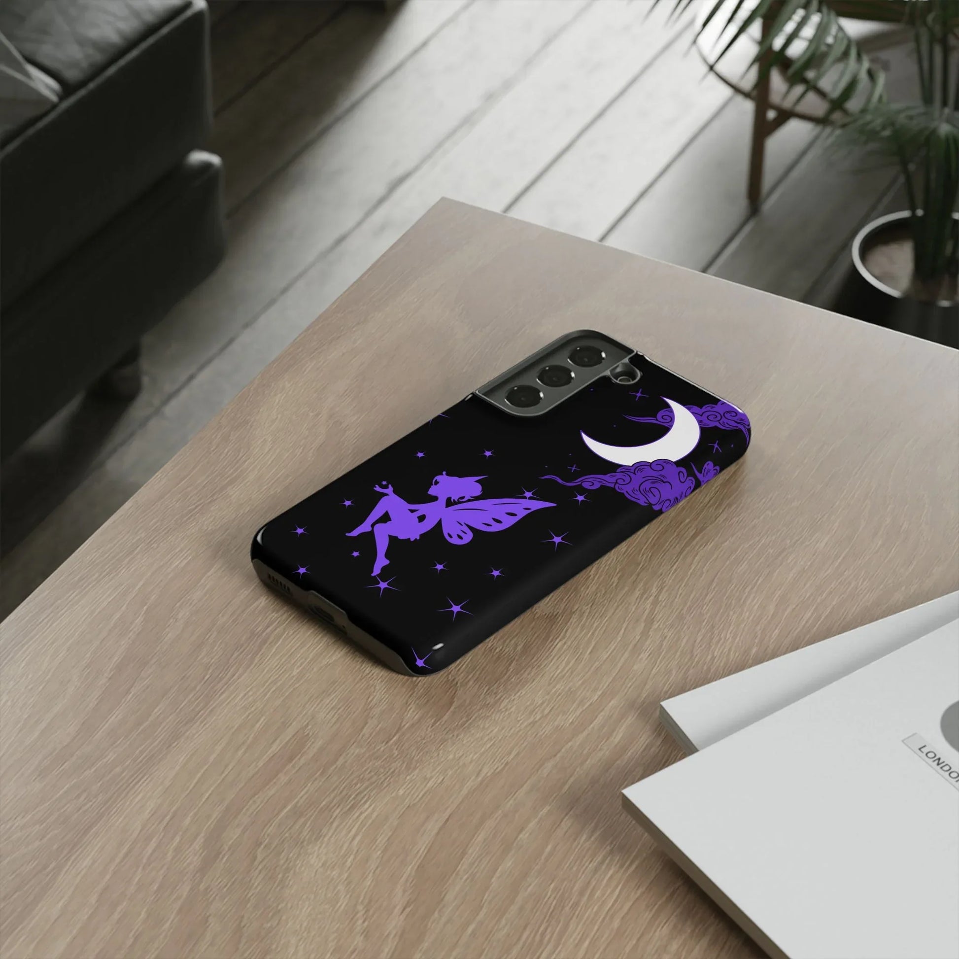 Moonlit Fairy Phone Case for iPhone 8-16 and Galaxy S10-S23 - KARARMDESIGN