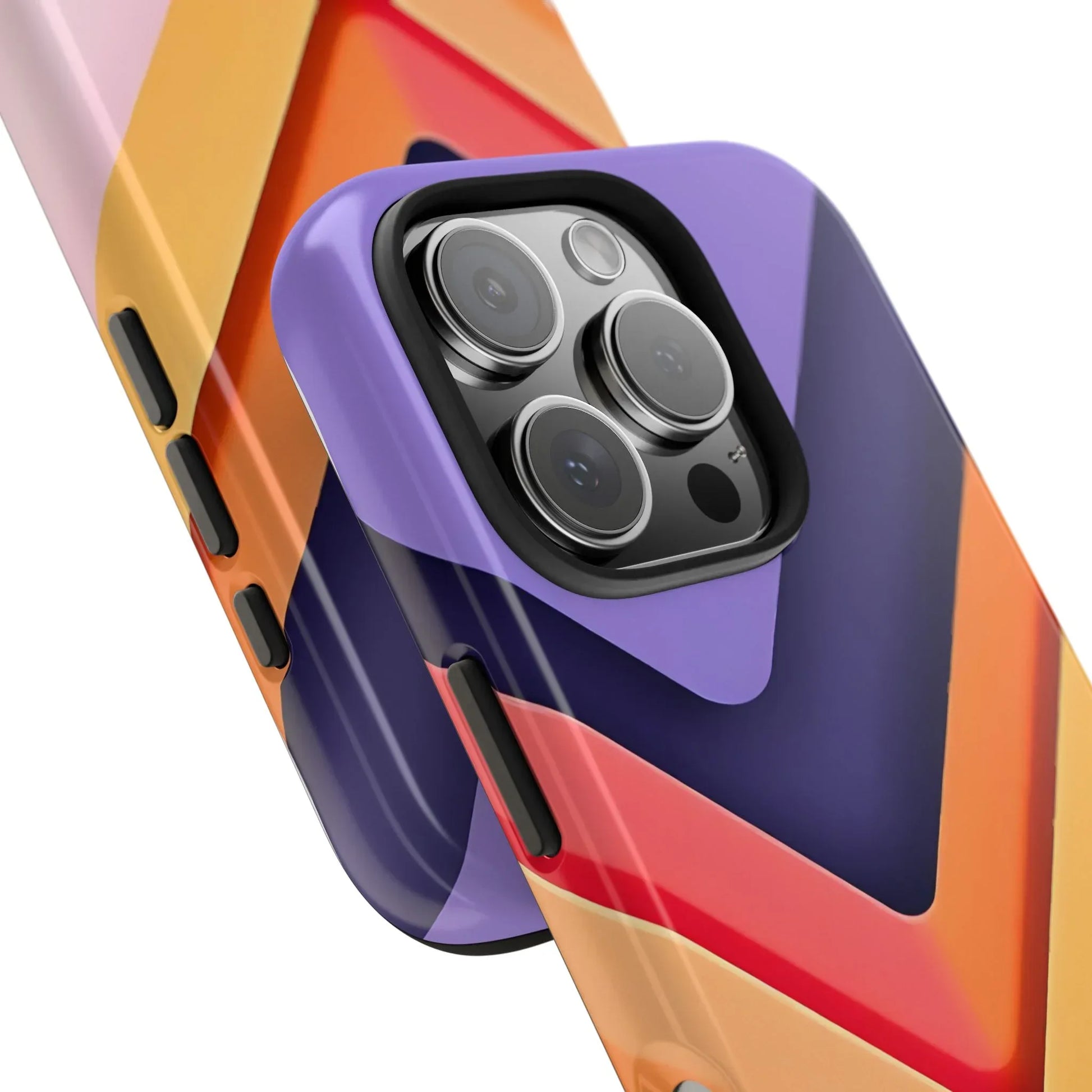 Vibrant Geometric Chevron Phone Case for iPhone and Galaxy - KARARMDESIGN