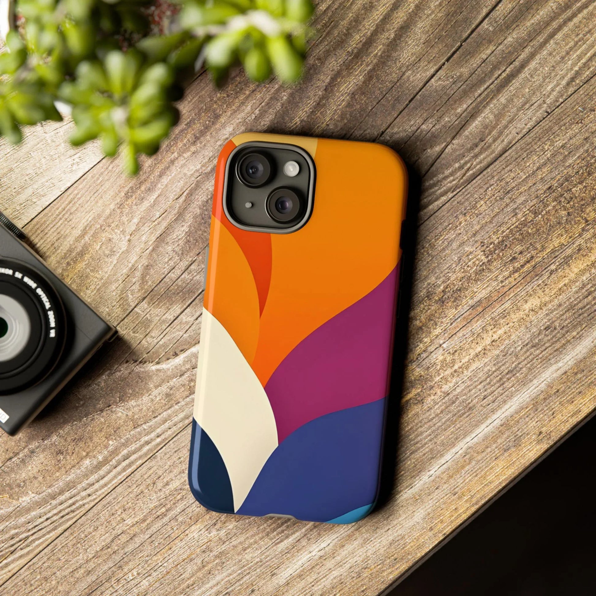 Vibrant Abstract Design Phone Case for iPhone and Galaxy - KARARMDESIGN