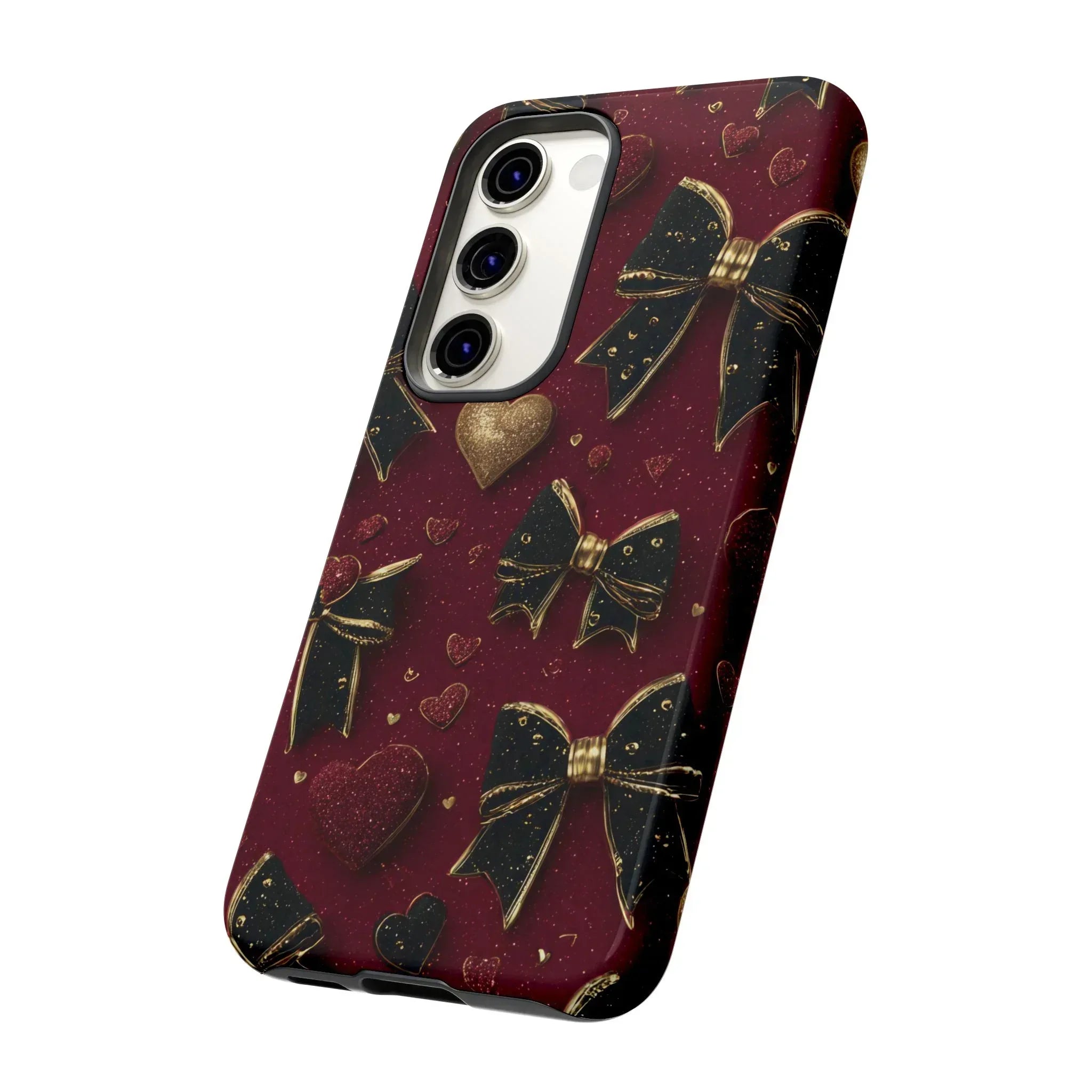 Velvet Valentine Charm Phone Case for iPhone 11-17 and Galaxy S10-S25 - KARARMDESIGN