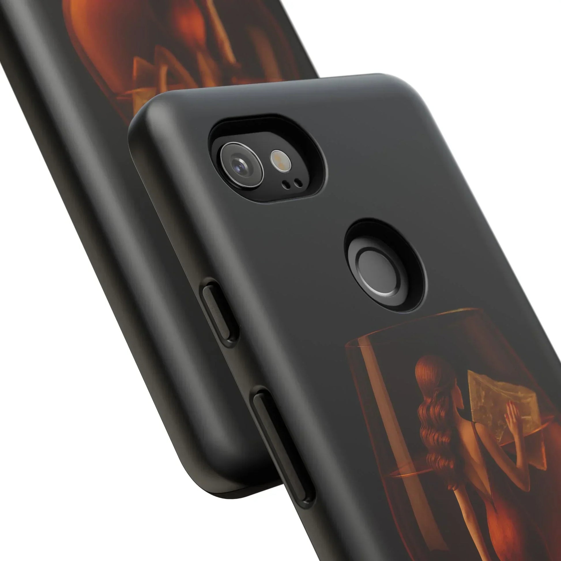 Elegant Midnight Lady Phone Case for iPhone 8-16 and Google Pixel up to 9 Models - KarArmDesign